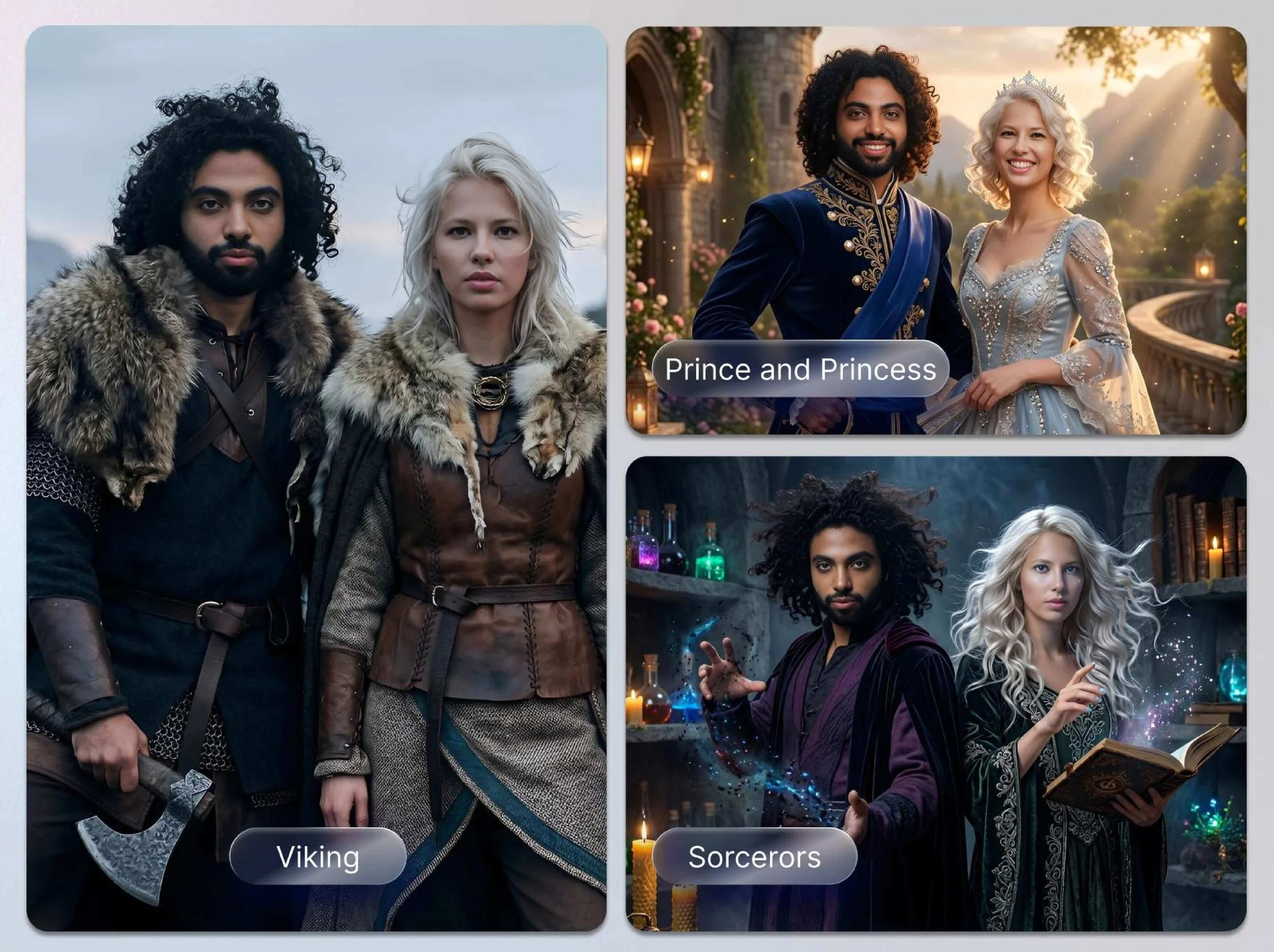 Fantasy AI Photo Booth 2

Step into a world where imagination has no limits. With AI MultiVerse Fantasy by Xpressbooth, a single photo transforms you into the hero of an epic adventure.

Become a fearless Viking warrior, a noble prince or princess, a