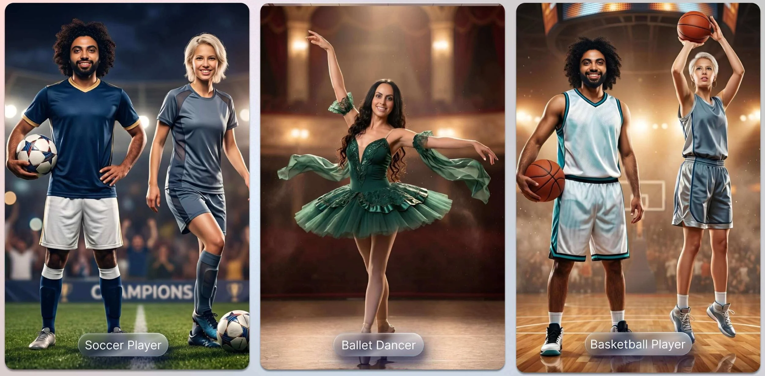 Transform your guests into superstar athletes and performers with the Sports AI Photo Booth rental from Xpressbooth.ca, servicing Calgary, Alberta and surrounding areas. Perfect for sports activations, stadium events, corporate functions, and dance g