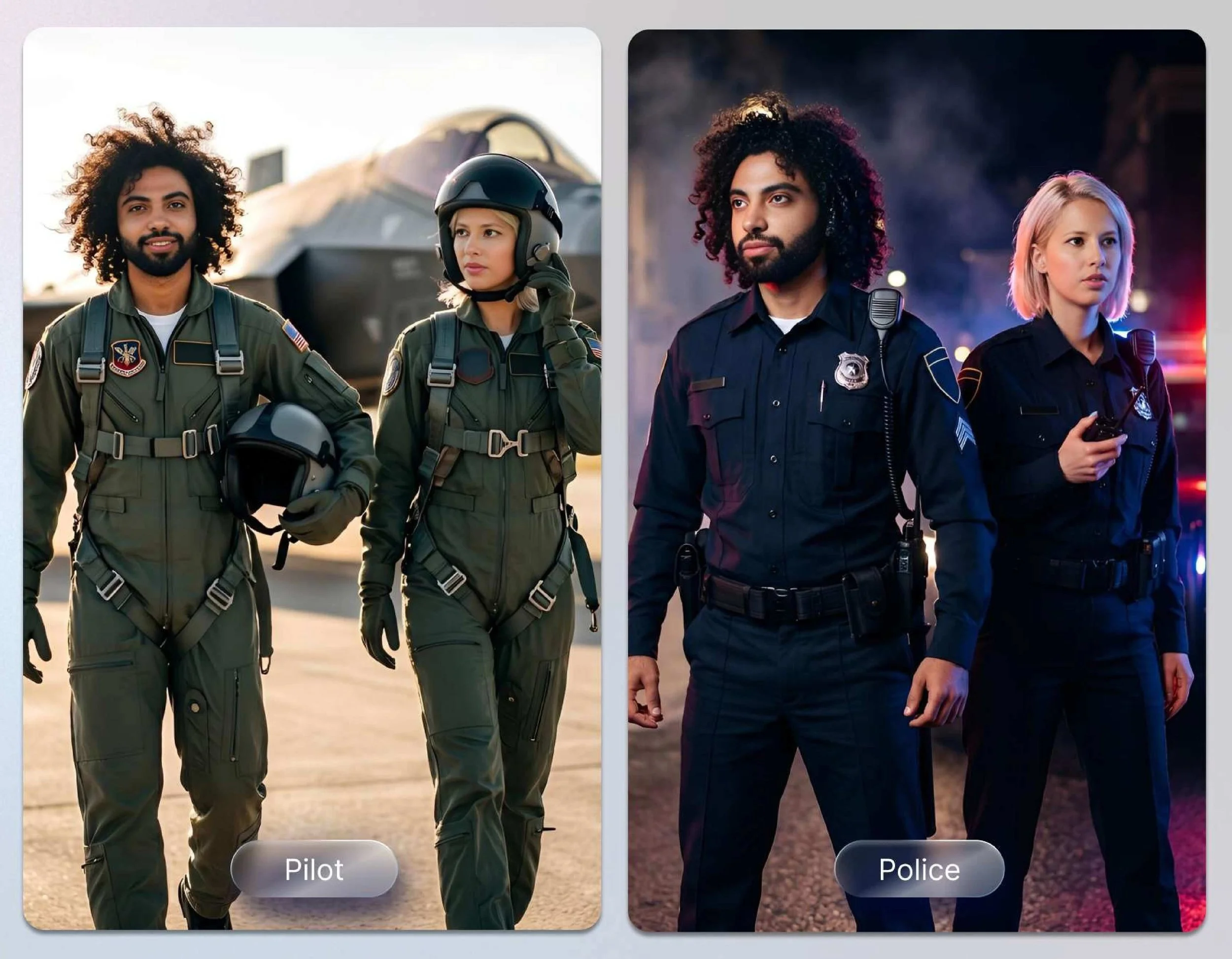 AI Photo Booth Professions

Step into your dream career with AI MultiVerse Professions by Xpressbooth. In just one photo, our AI Photo Booth transforms guests into realistic, professional portraits of their chosen occupation, creating an unforgettabl