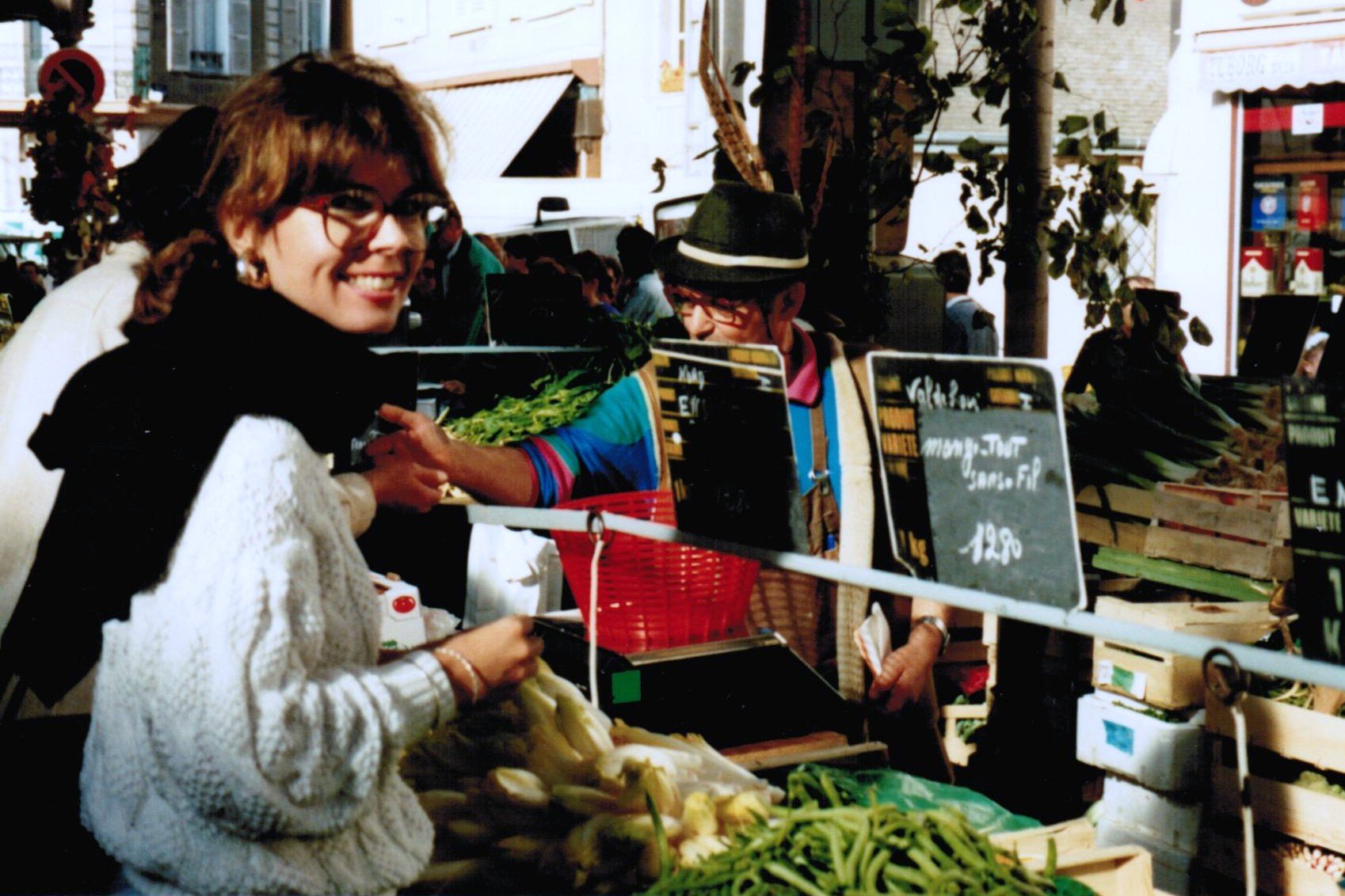At the Chartres Market.