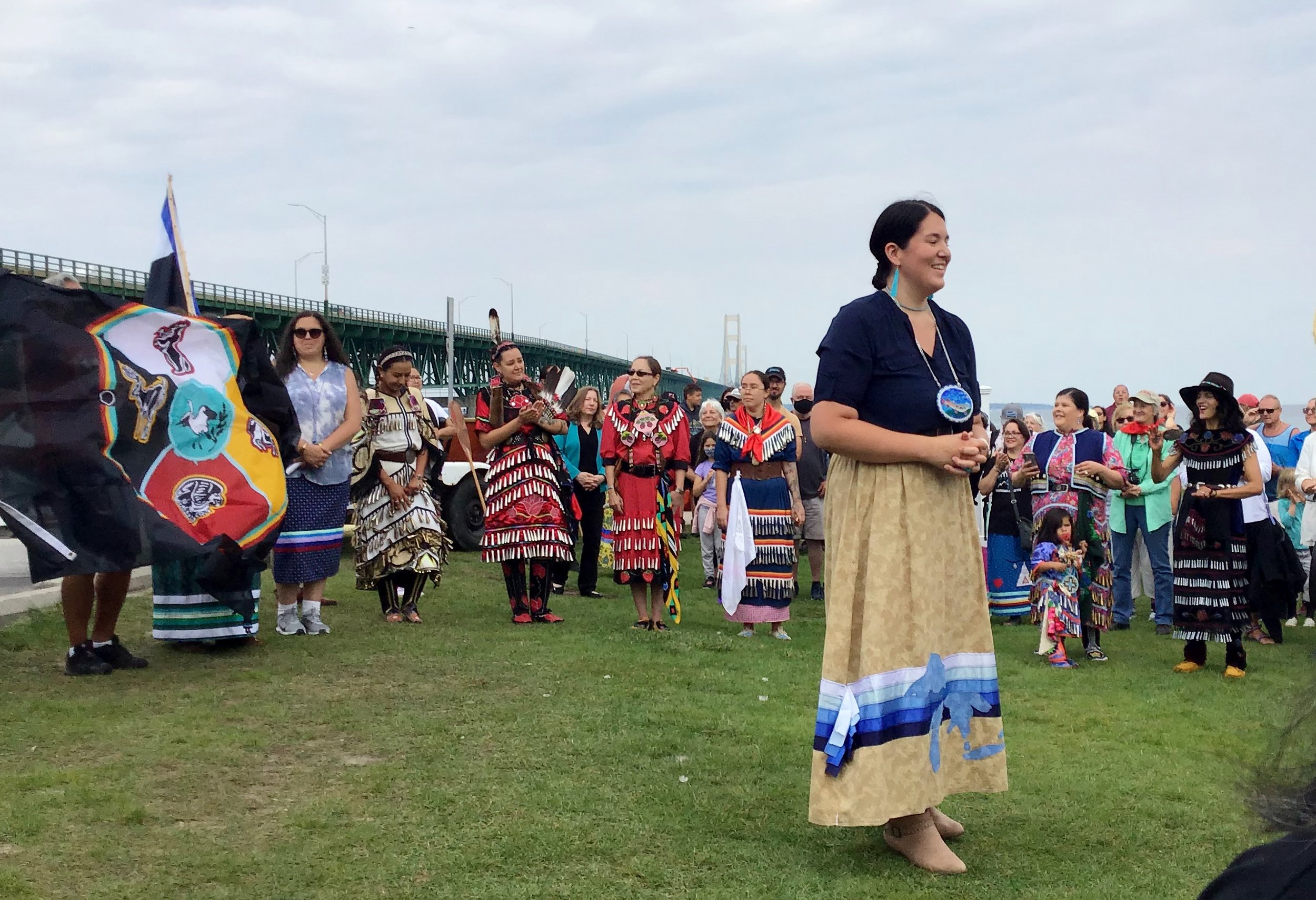 The Red Road to D.C. - Bay Mills Tribal Chair and jingle dancers