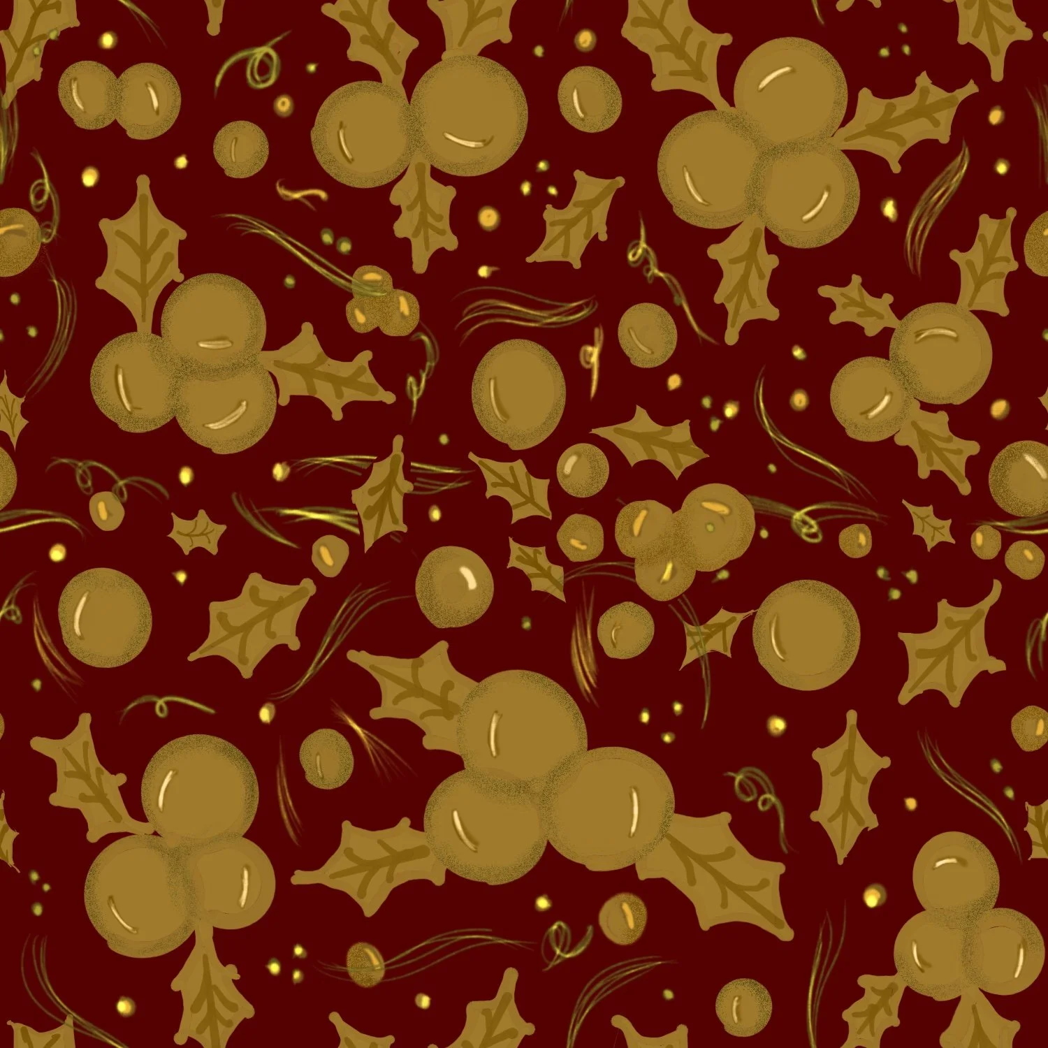 Vintage Gold Holiday