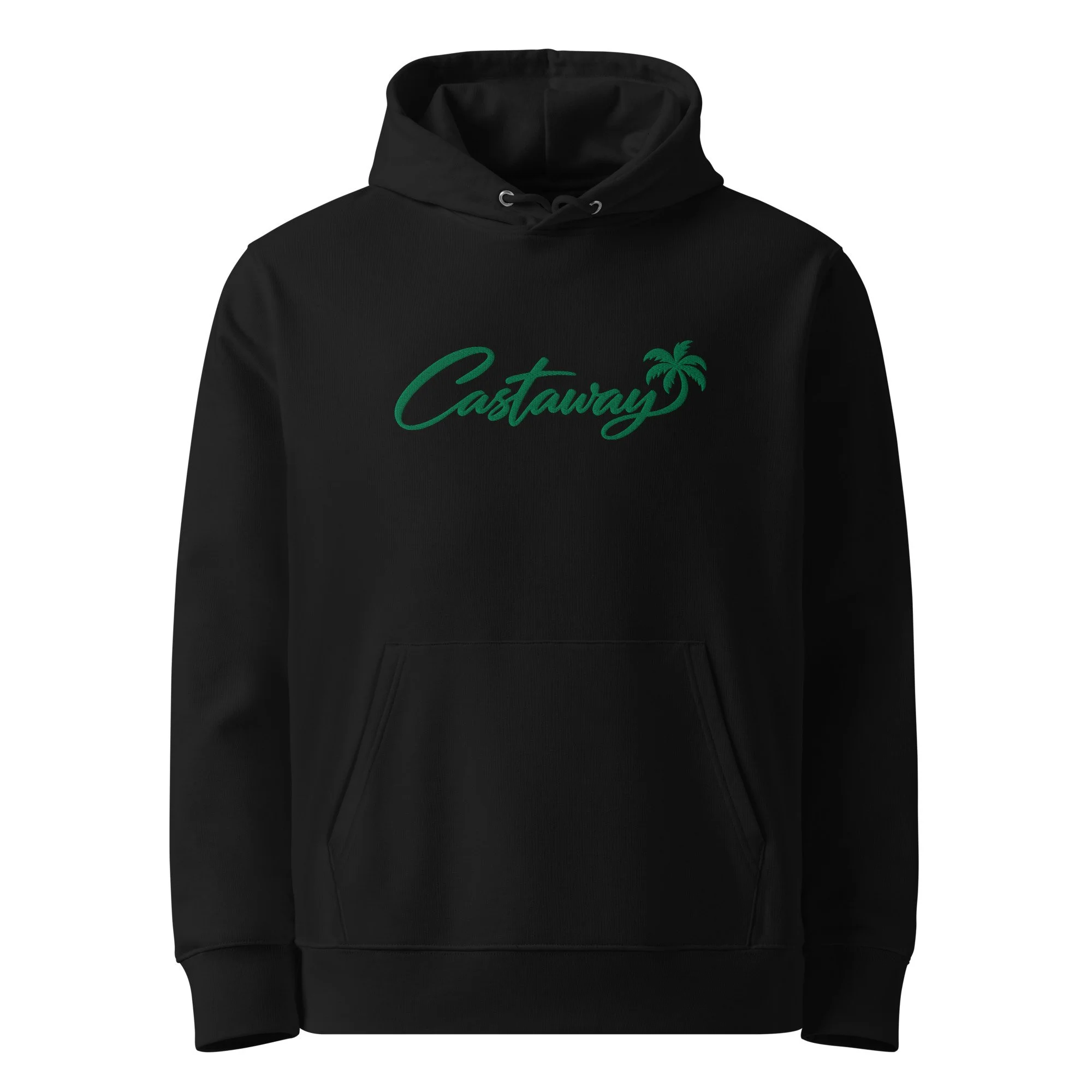 Castaway Premium Hoodie (Black Palm)