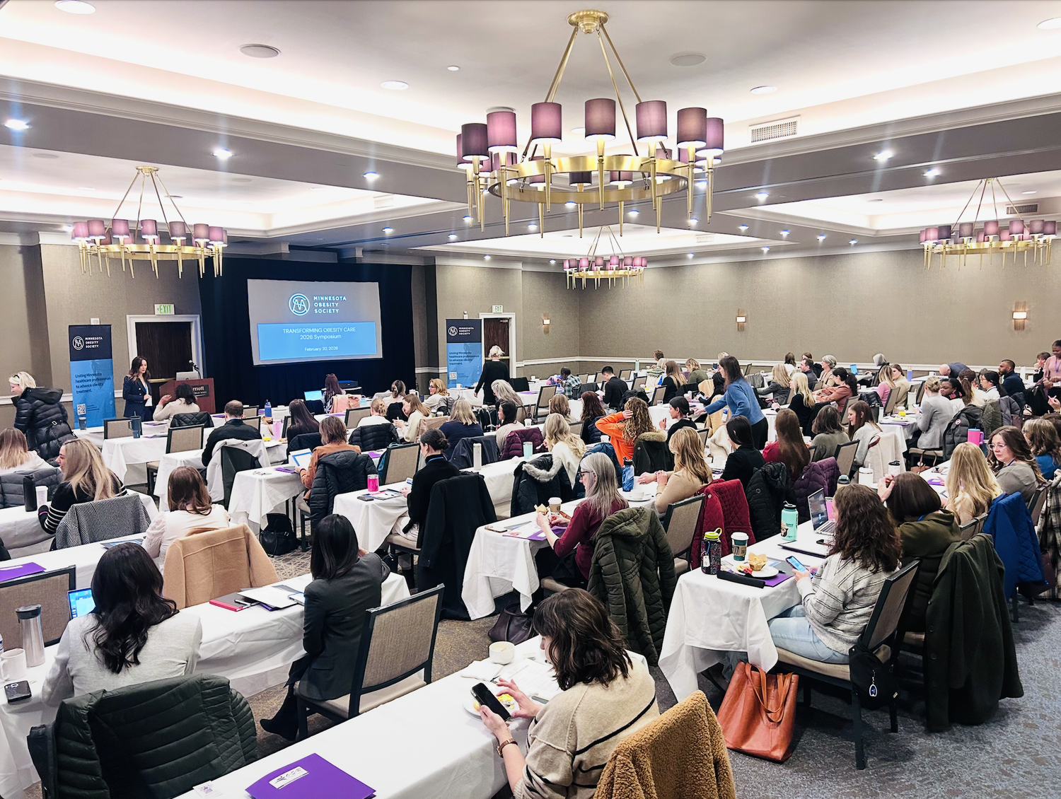 Attendees at a previous MNOS annual symposium