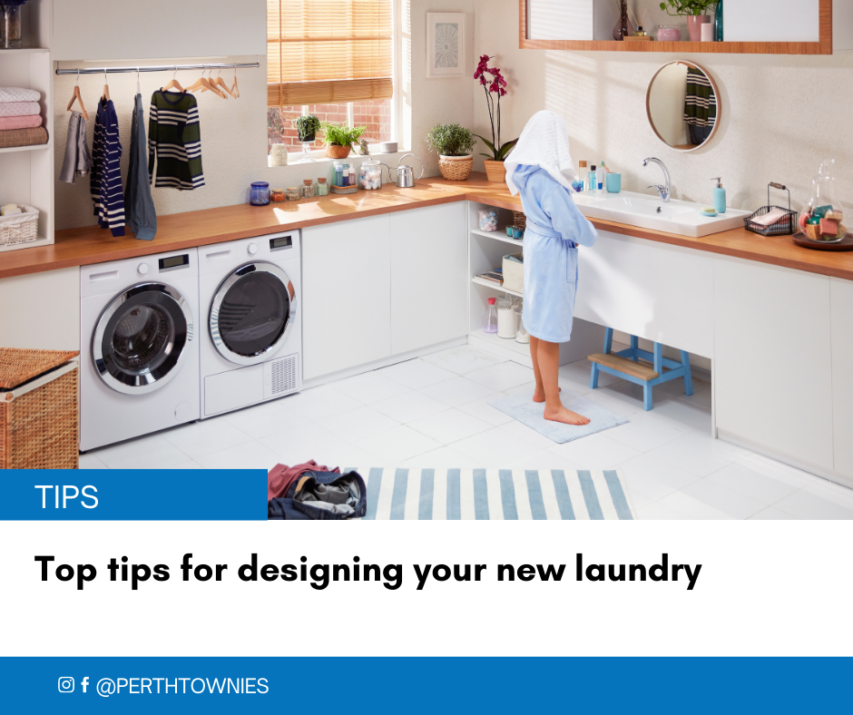 Top tips for designing your new laundry