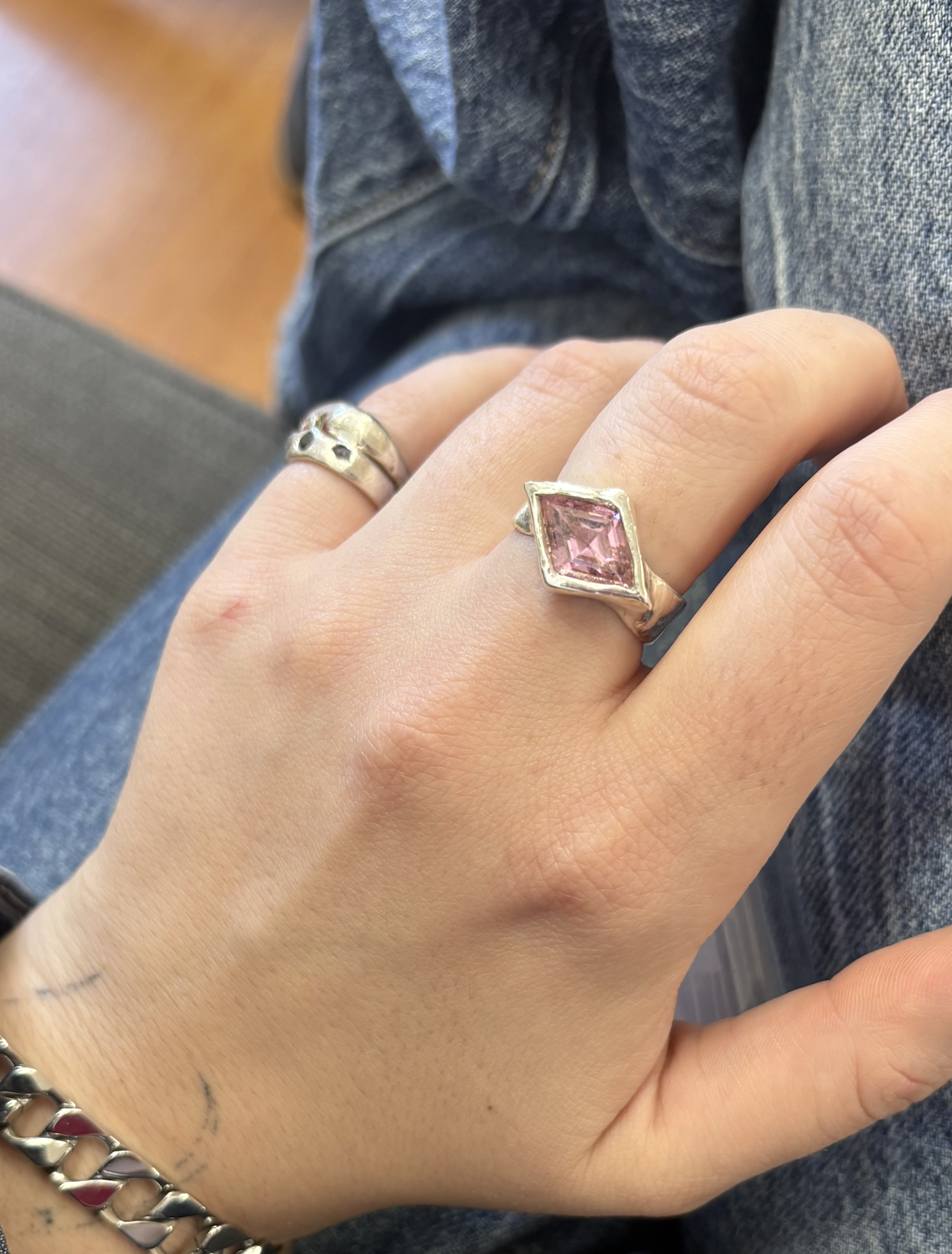 PINK KITE RING $200