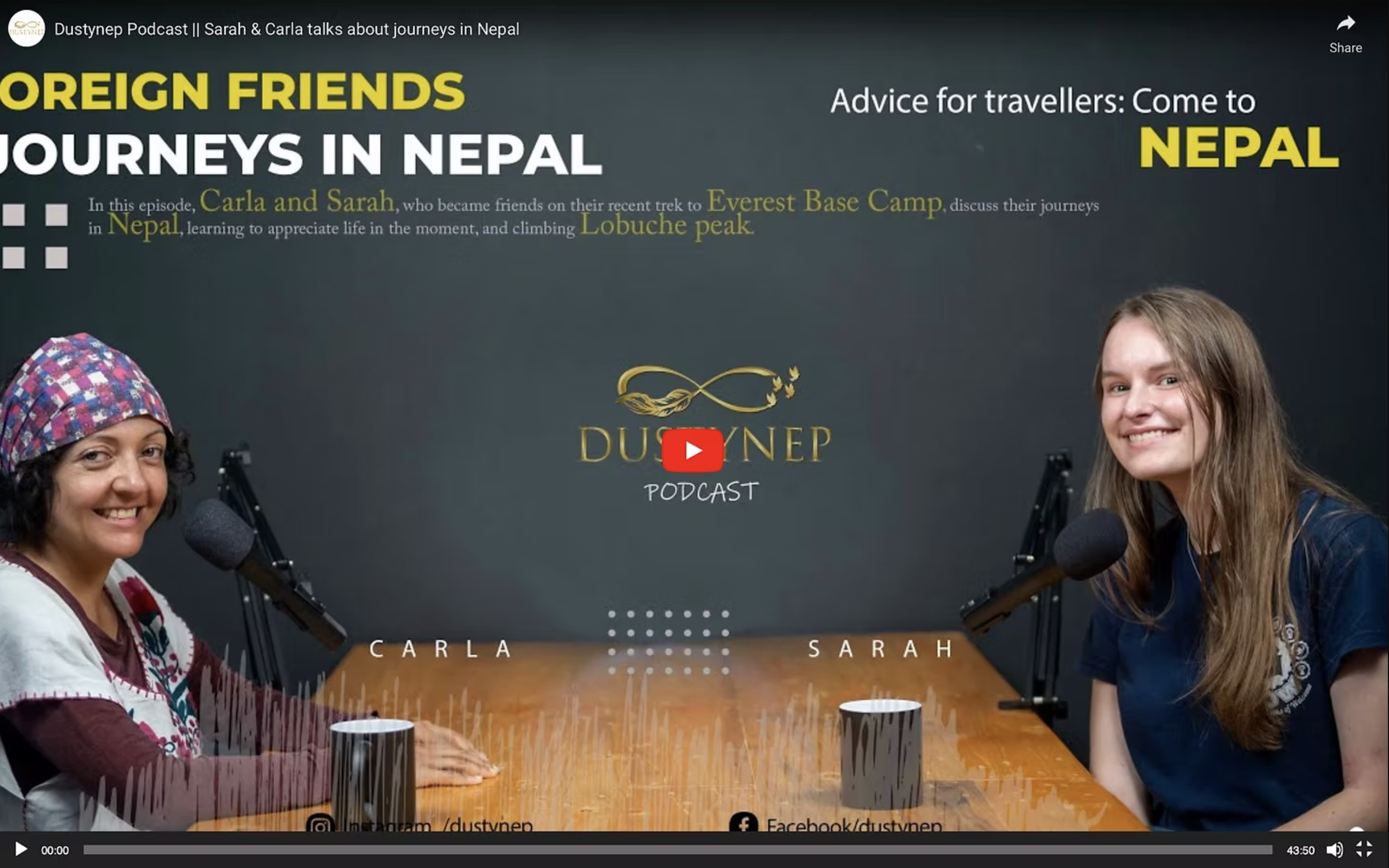 Podcast with Sarah Watson and Carla Gonzalez-Campos