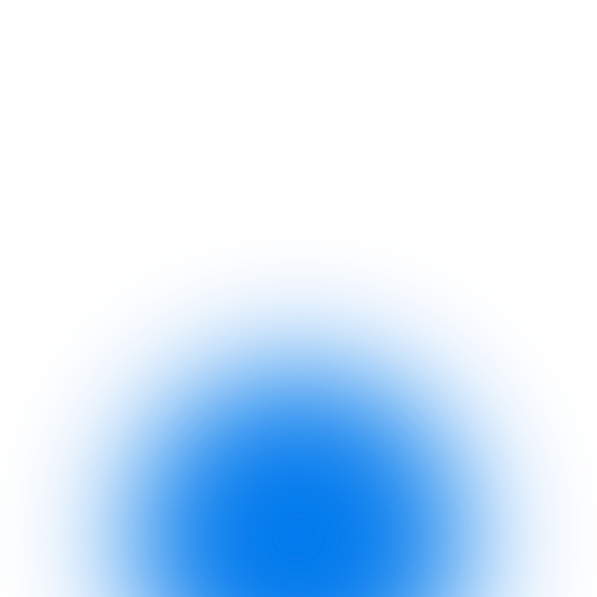 Close-up of a futuristic, glowing blue circle with concentric rings on a black background.