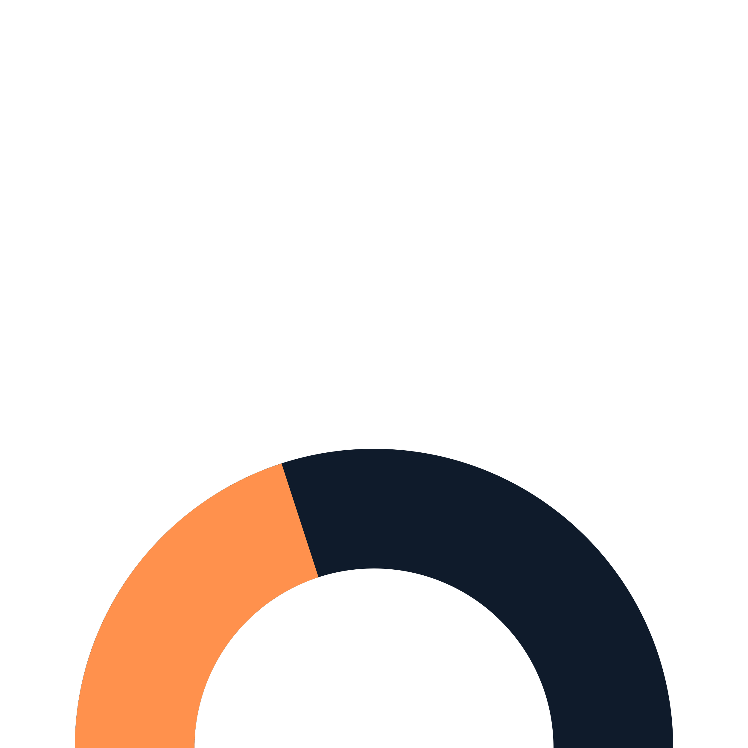 A black pizza with one slice missing, placed on a wooden board, with a small bowl of orange dipping sauce nearby.