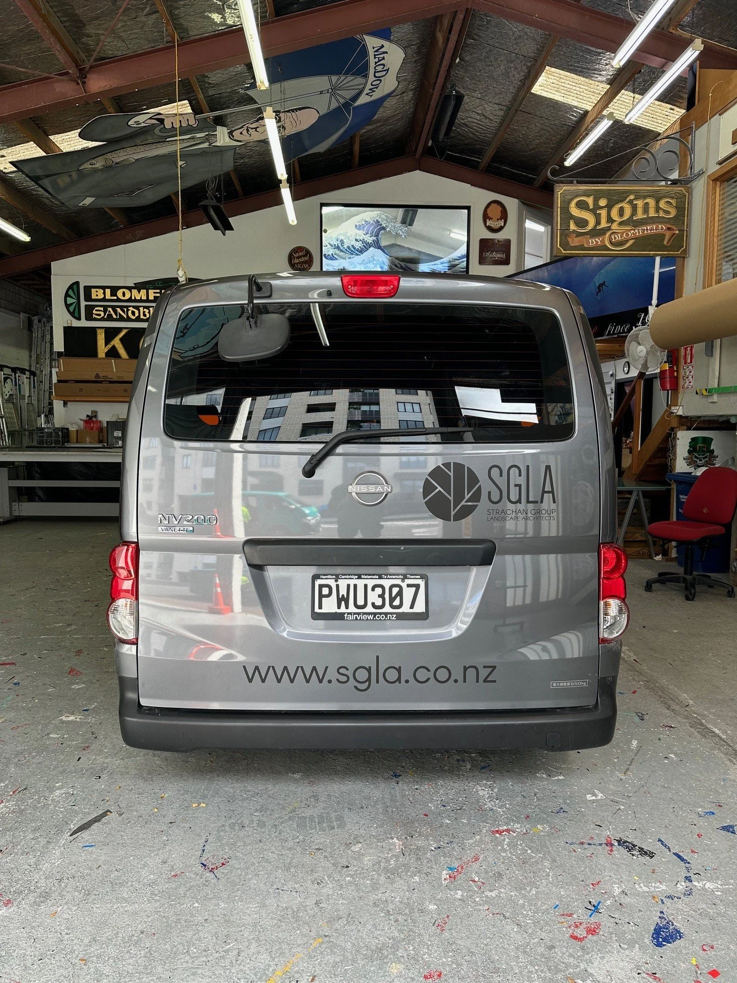 SGLA Landscape Design & construction Nisan NV200 van 3.jpg