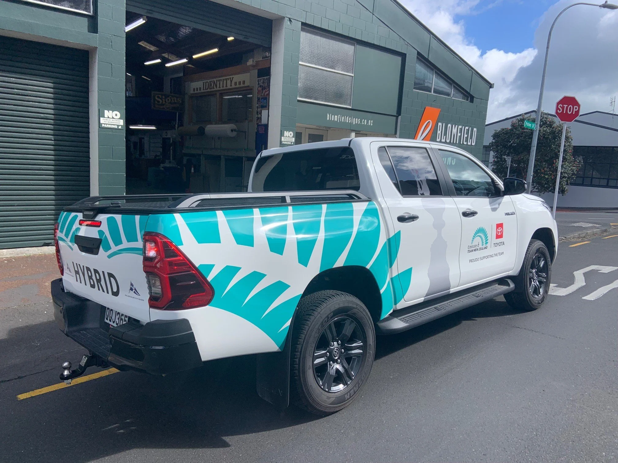 Royal NZ Yacht Squadron ute signage 3.jpg