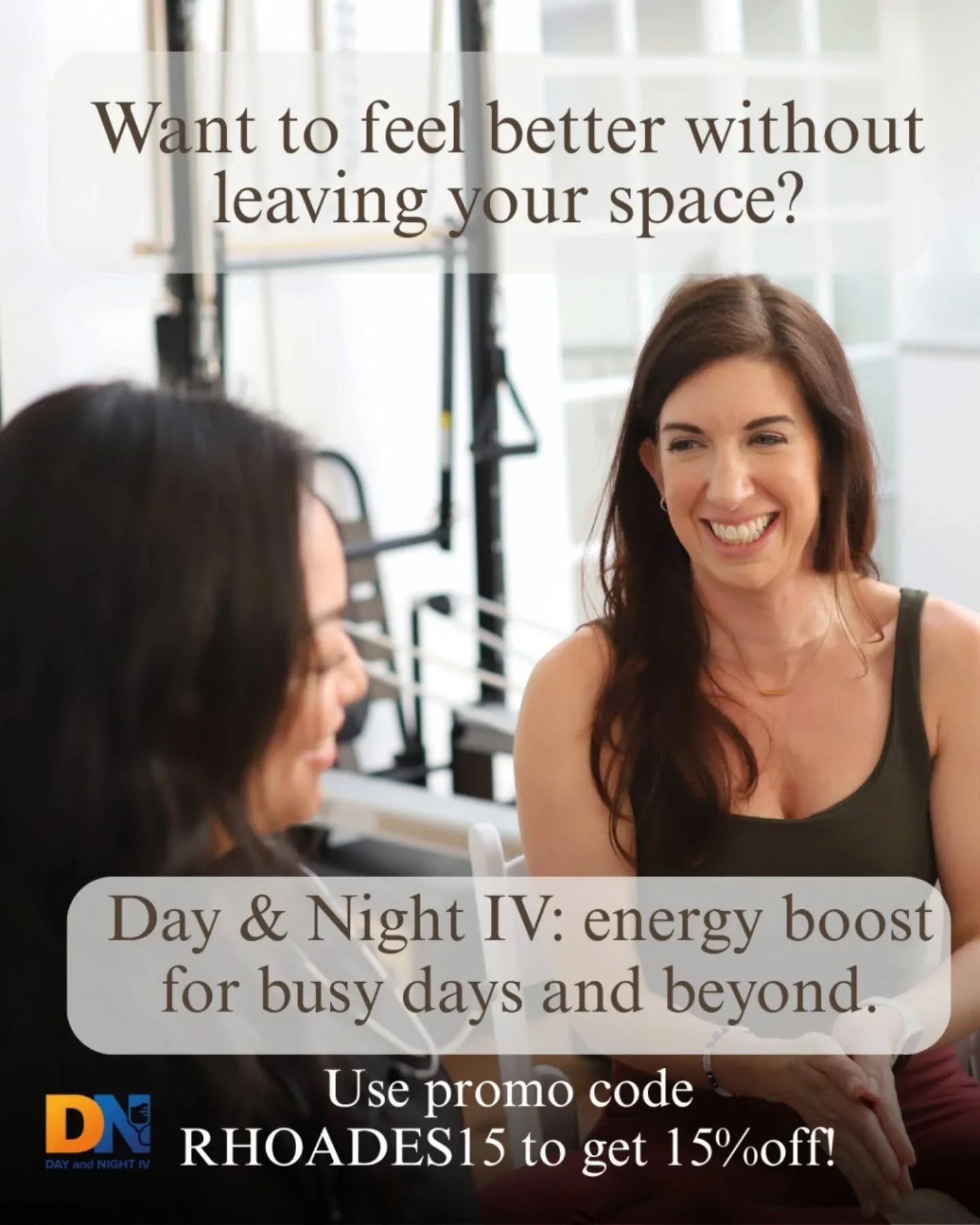 ✨ Want to feel better without leaving your space? ✨ Boost your energy and refresh your body with @dayandnightiv_official &mdash; all from the comfort of your space 💧 

💌 DM them to book your session and feel the difference! 

🎉 Use promo code RHOA