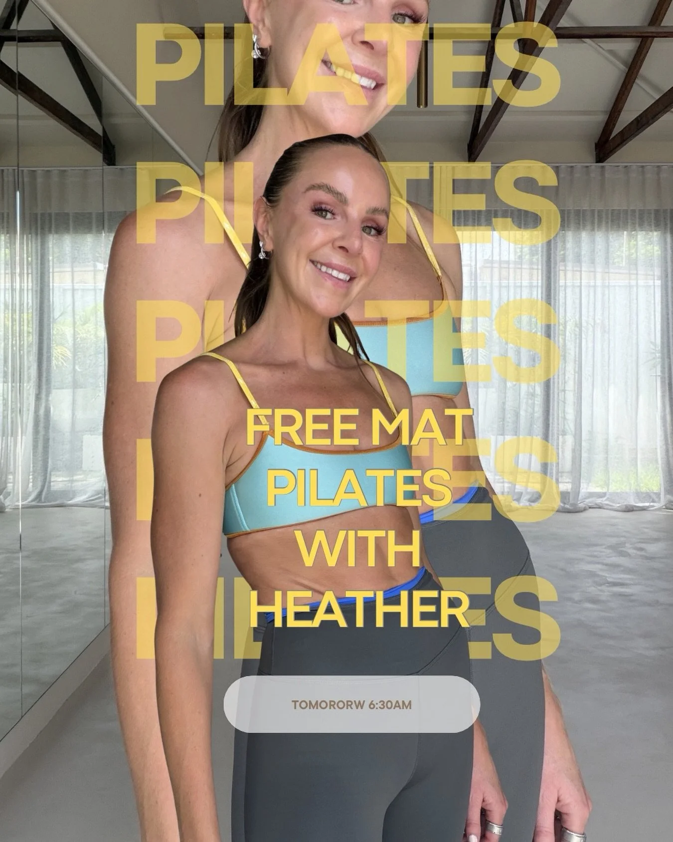 🚨 ONE-OFF FREE CLASS ALERT 🚨
Tomorrow. 6.30am. Mat Pilates Burner. On the house. 🔥
Our cheer captain Nikki is out of town for the public holiday, so Heather&rsquo;s taking the reins and bringing the heat ☕✨
This one&rsquo;s perfect if you&rsquo;ve