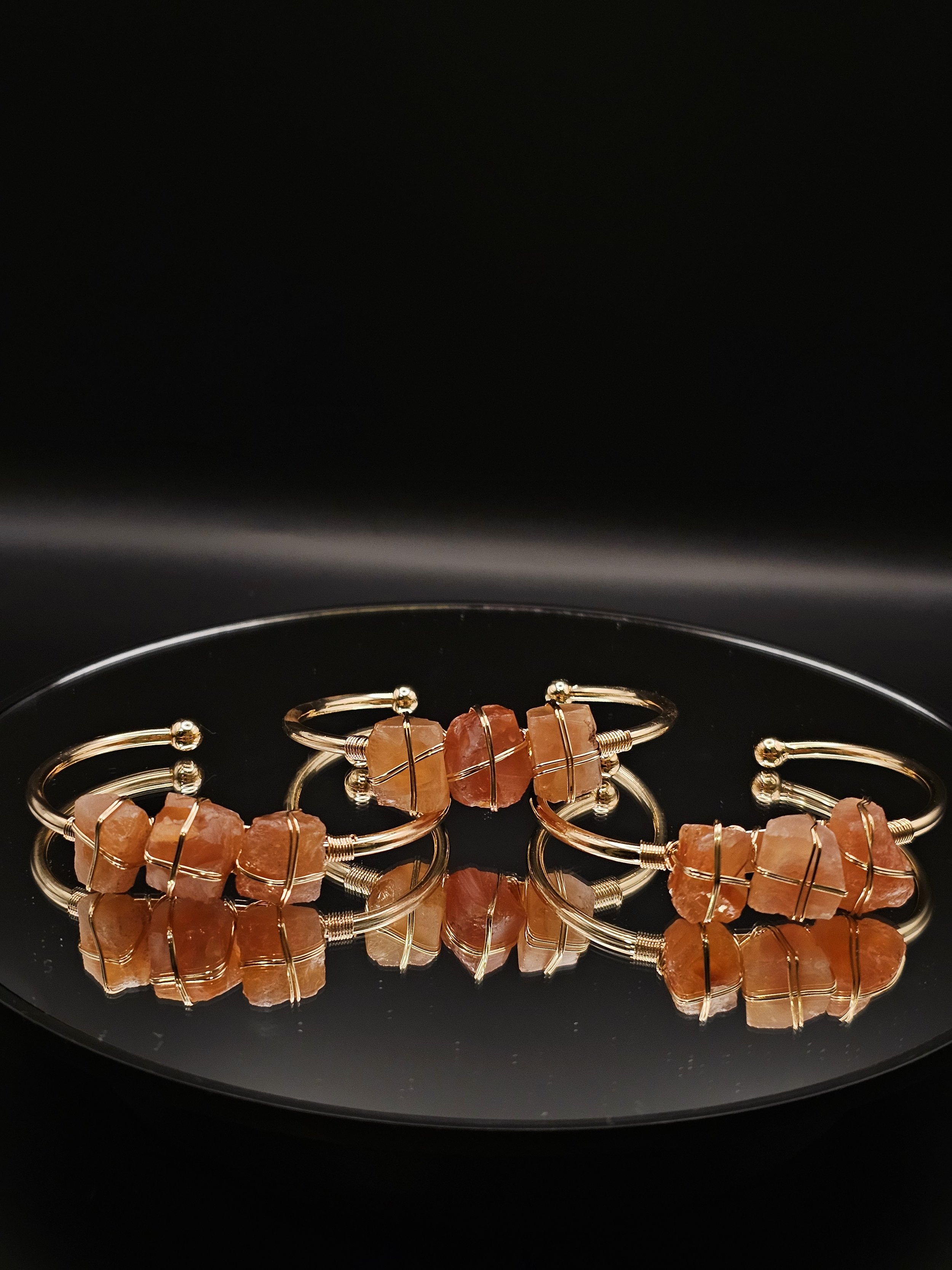 Raw Tri-Calcite Bangle