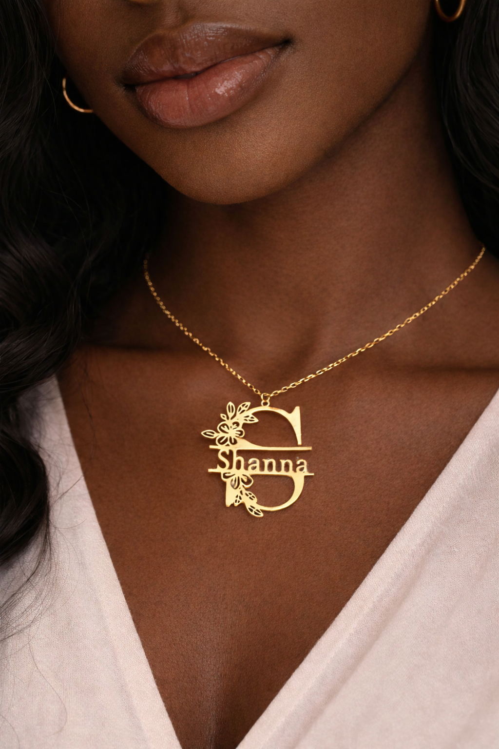 Say Our Names - Personalized Wildflower Necklace