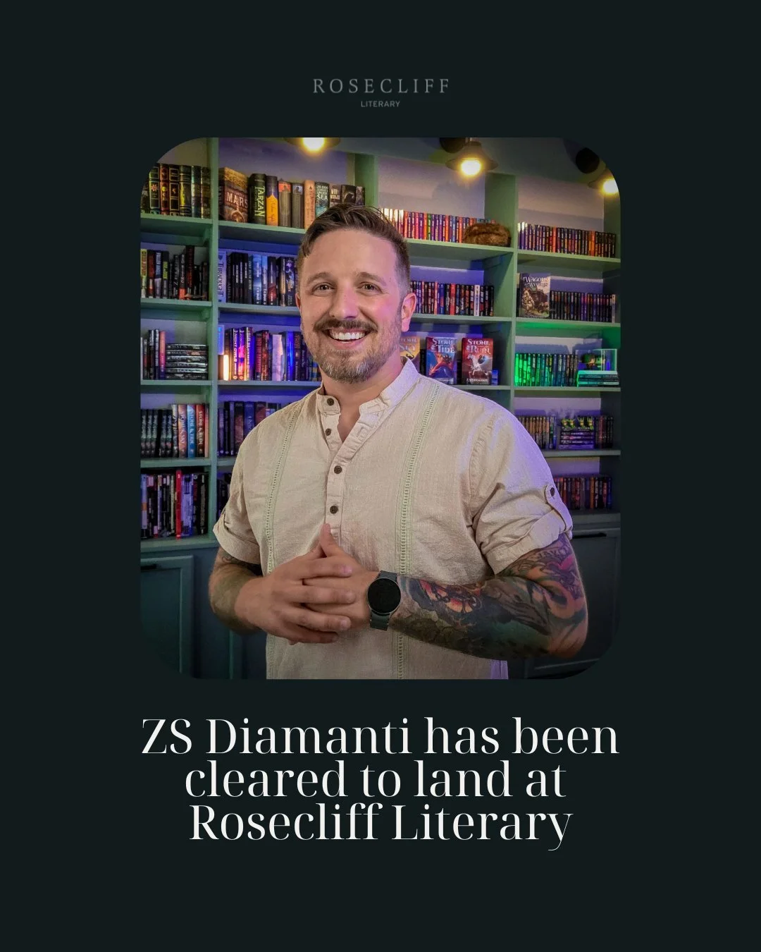 Some voices feel like a hand on your shoulder. ZS Diamanti is one of those voices.
Across his Stone & Sky trilogy, Zac writes about courage, loss, and the kind of loyalty that survives the fire. His worlds are vast and mythic, but his gaze is al