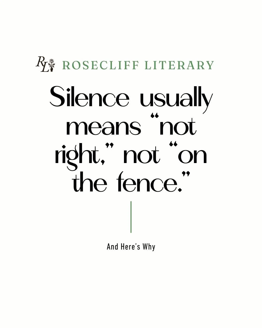 If an agent or editor is excited about your project, you&rsquo;ll hear from them &mdash; plain and simple. Silence? That&rsquo;s information. It usually means &ldquo;not right.&rdquo; And that&rsquo;s okay.

Here&rsquo;s the important part: it&rsquo;