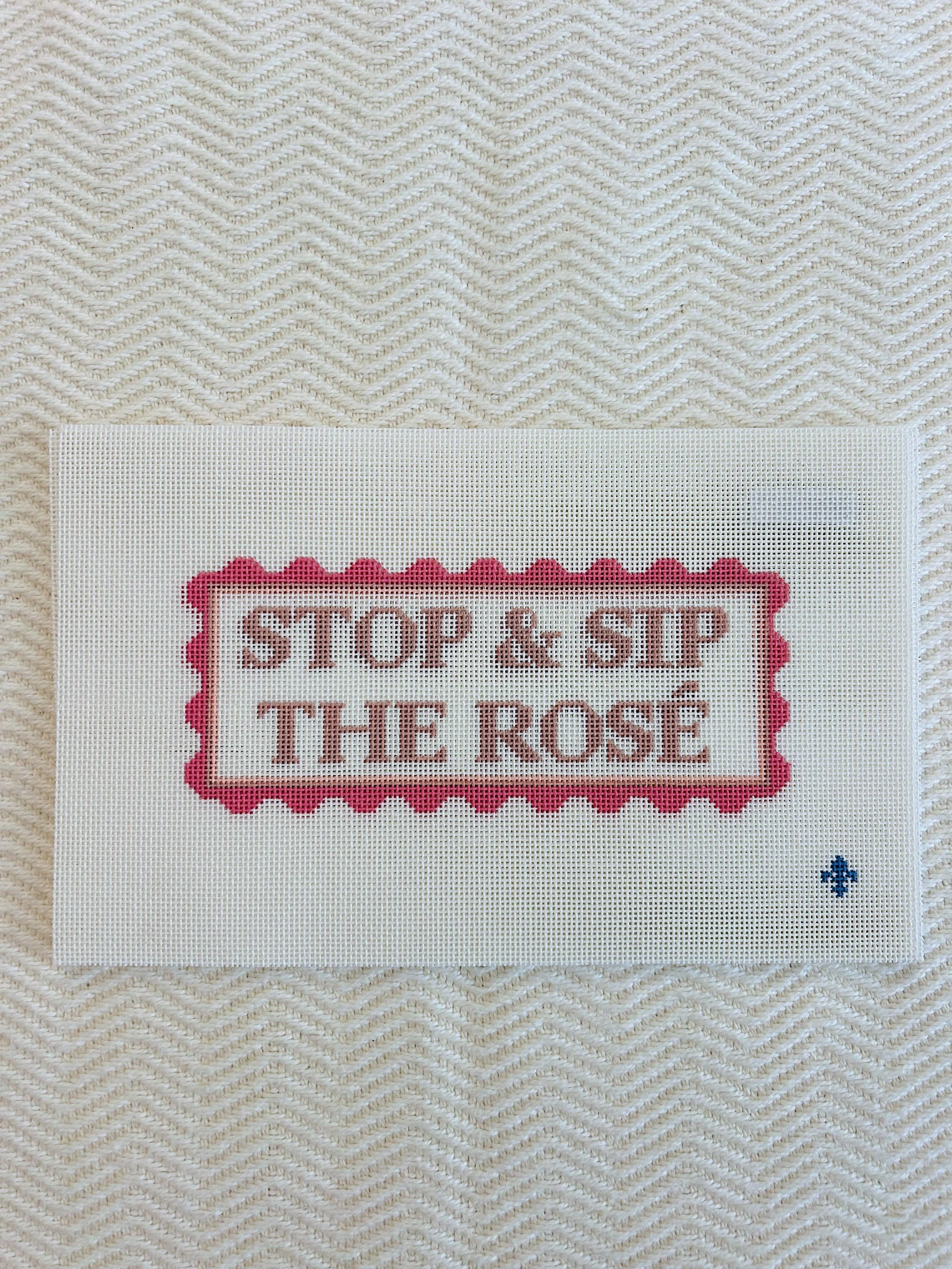 Stop & Sip the Rosé Sign