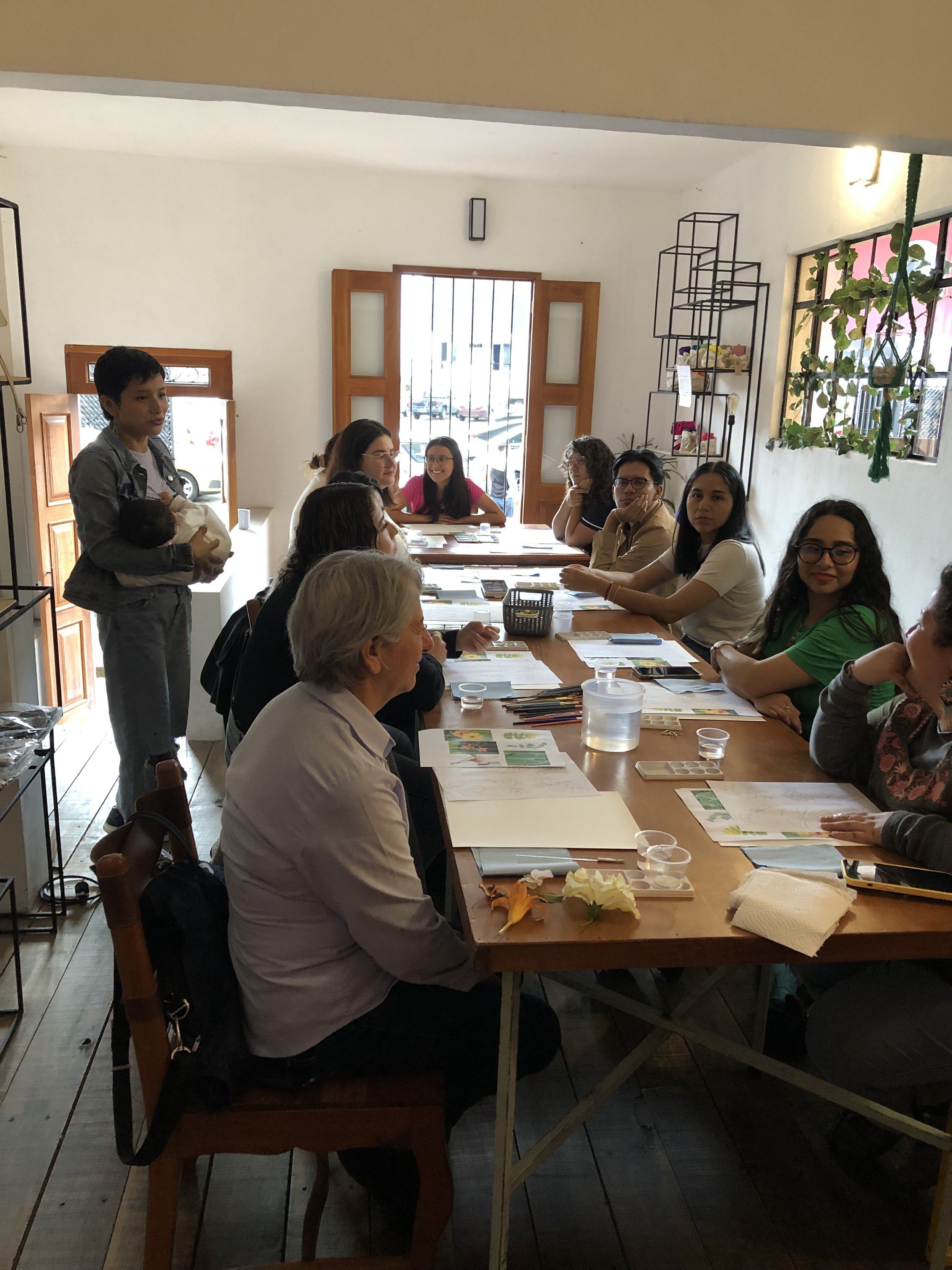 TALLERES DE LOURDES GARCIA ACUARELA JALAPA VERACRUZ