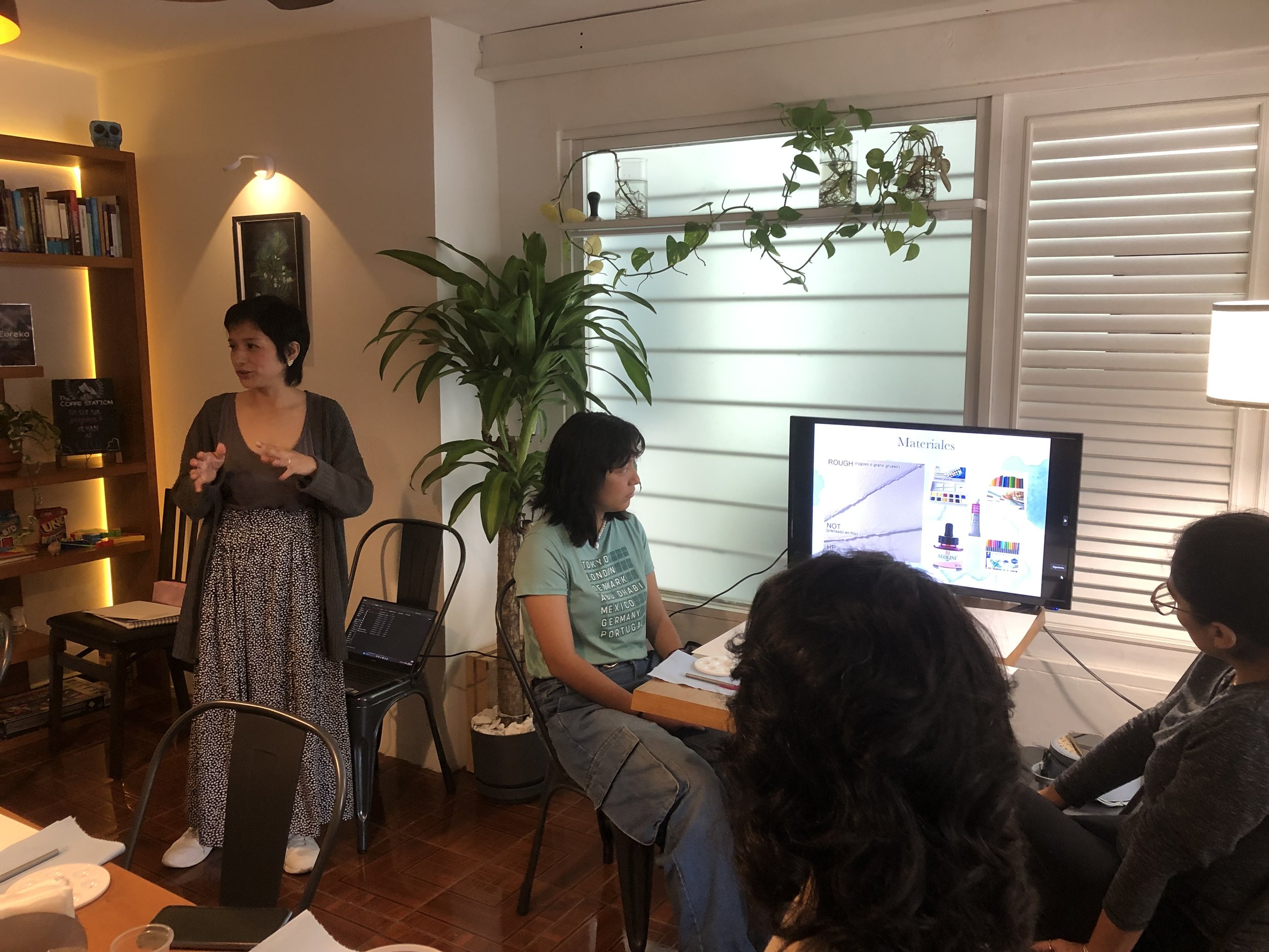 TALLERES DE LOURDES GARCIA ACUARELA FORTIN VERACRUZ
