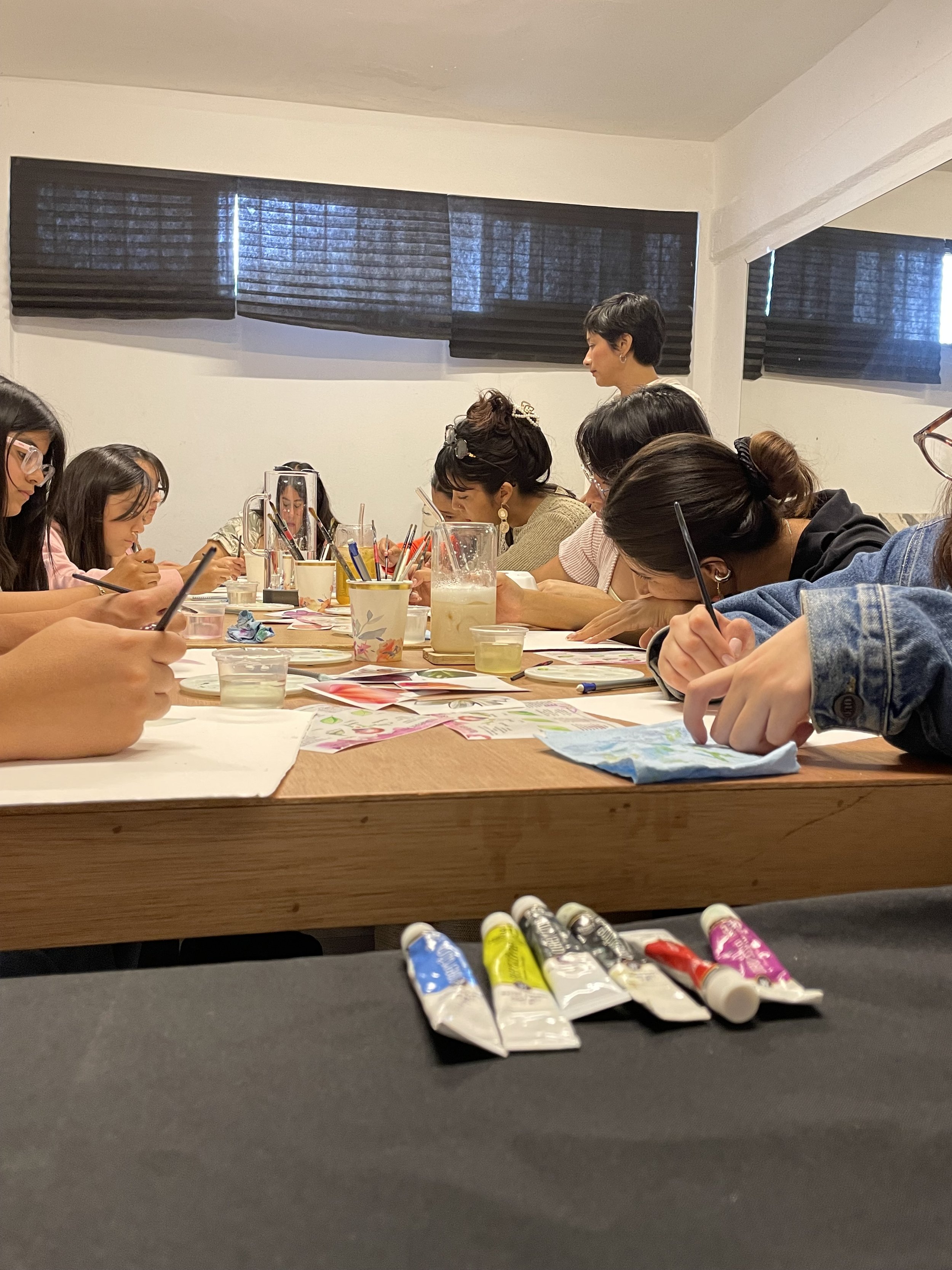 TALLERES DE LOURDES GARCIA ACUARELA ORIZABA VERACRUZ