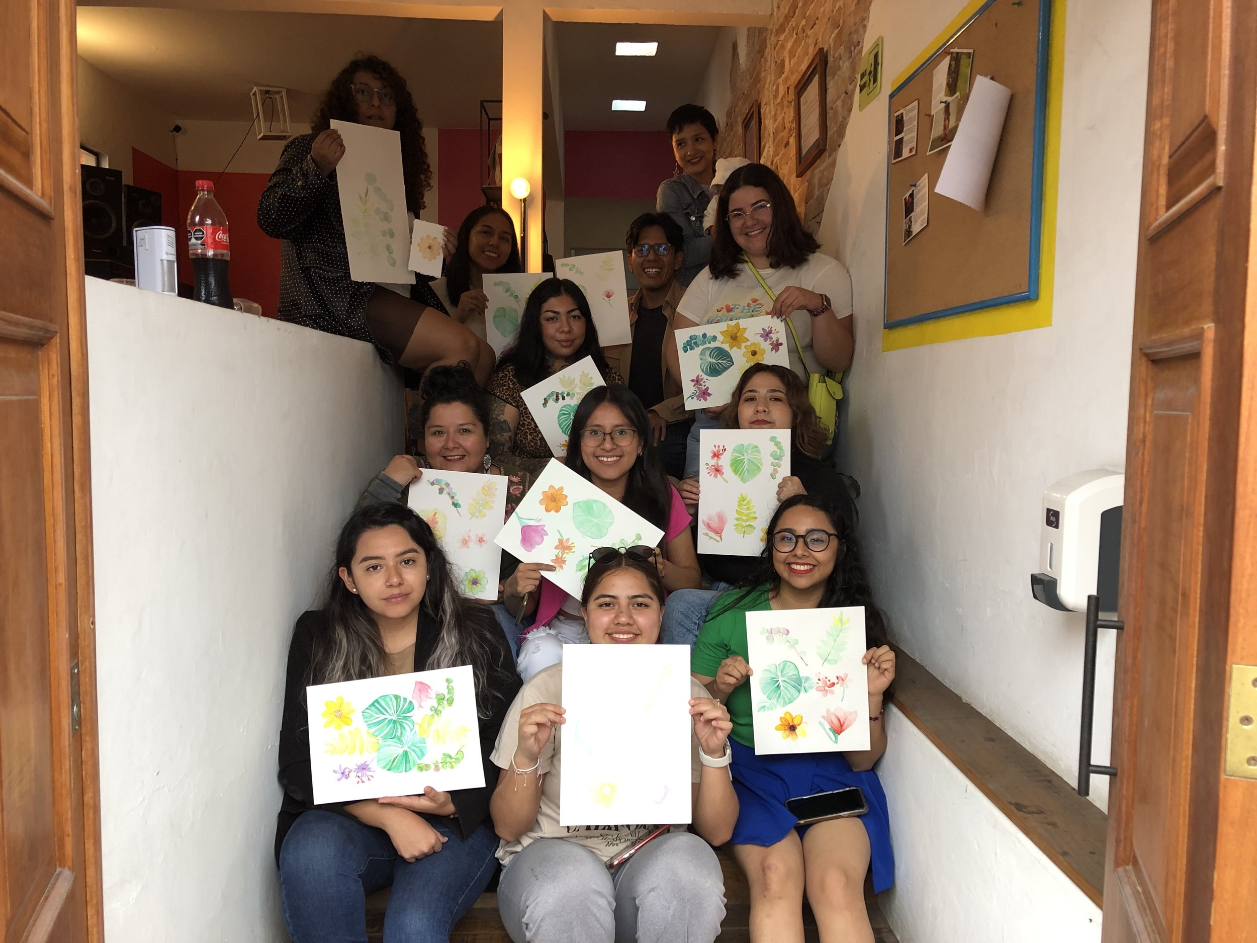 TALLERES DE LOURDES GARCIA ACUARELA JALAPA VERACRUZ