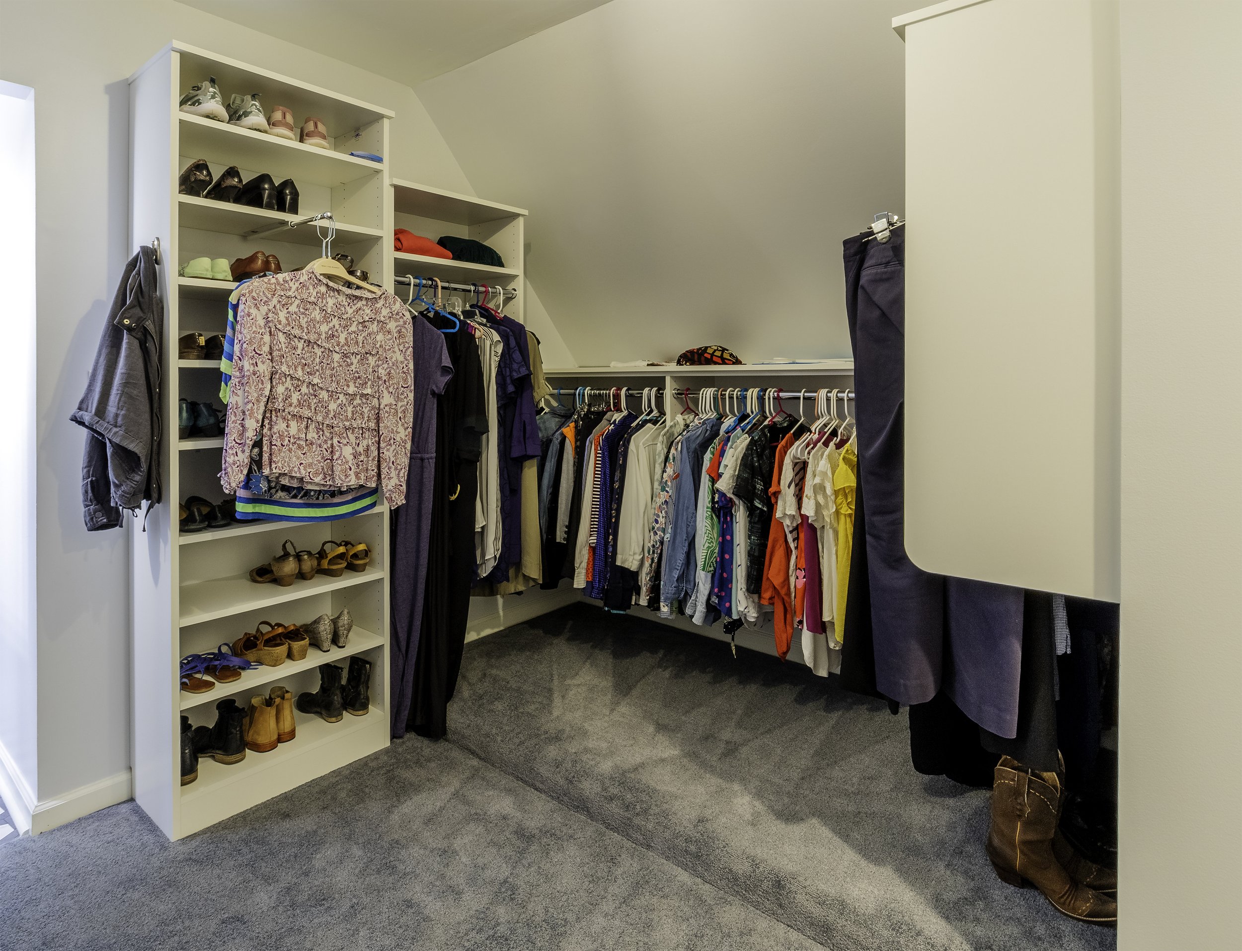 Master bedroom closet