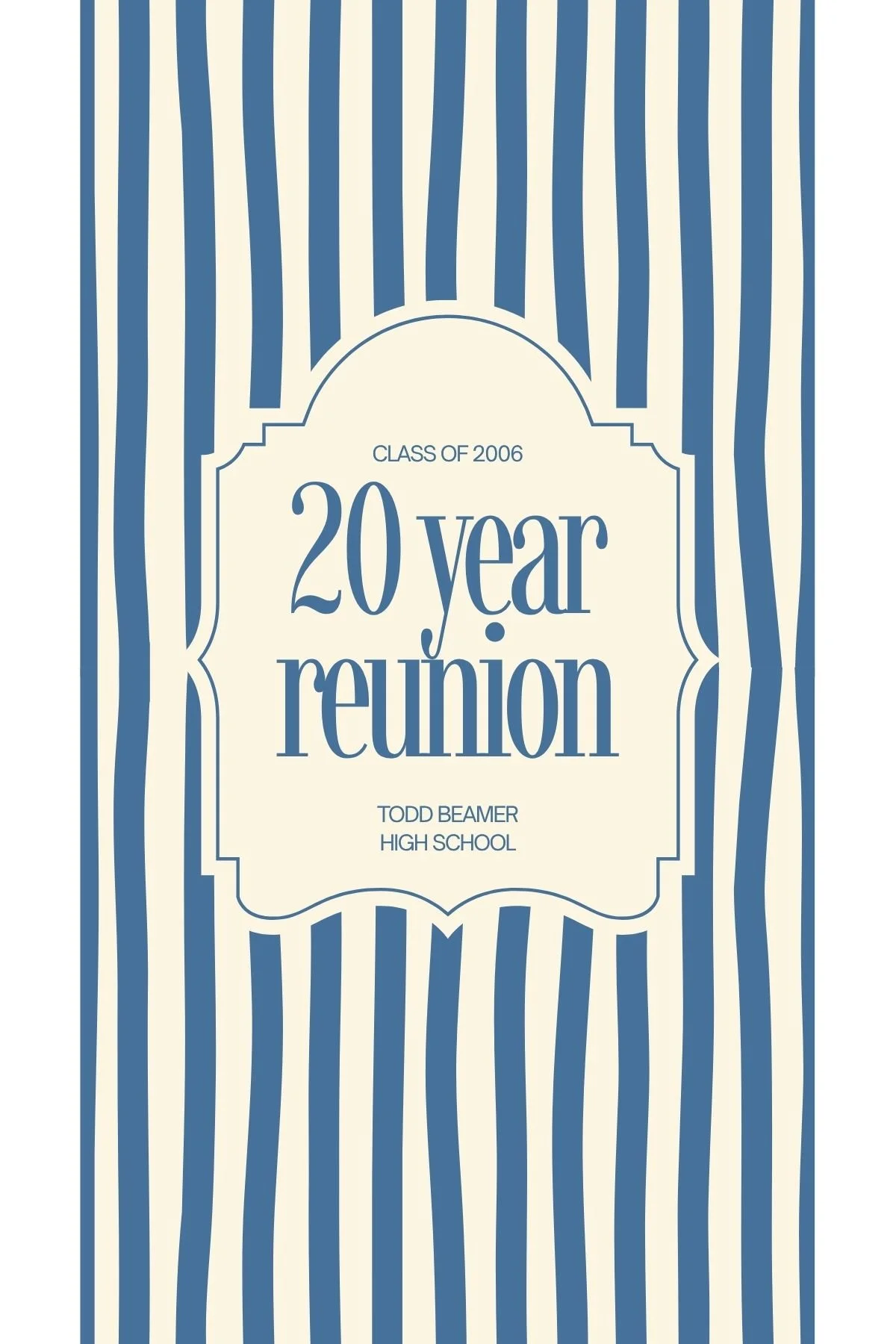 TICKET FOR ENTRY: August 8th 2026: 20 Year Reunion Class of 2006 TBHS