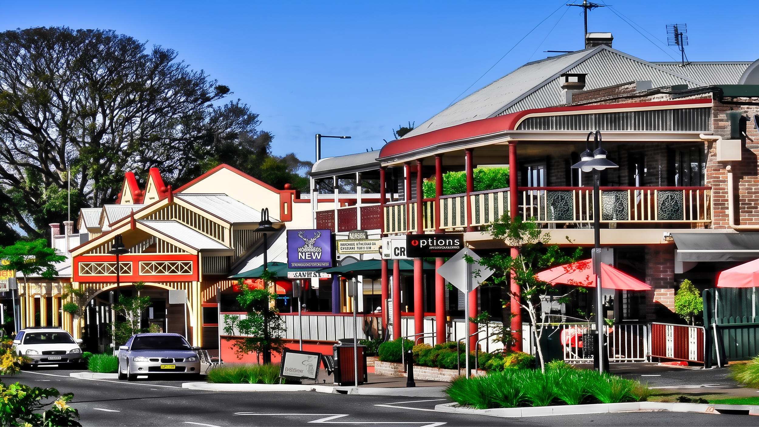 Alstonville NSW town centre, one of Oke Building's Northern Rivers service areas