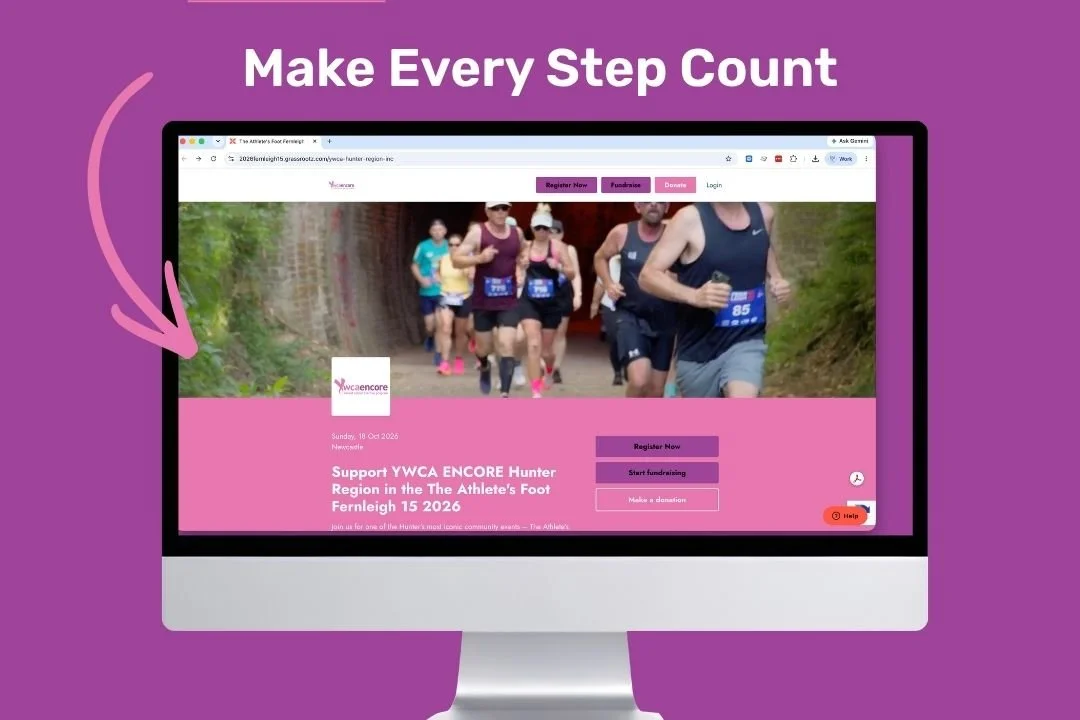 Make Every Step Count: Fundraise for ENCORE with Grassrootz Events