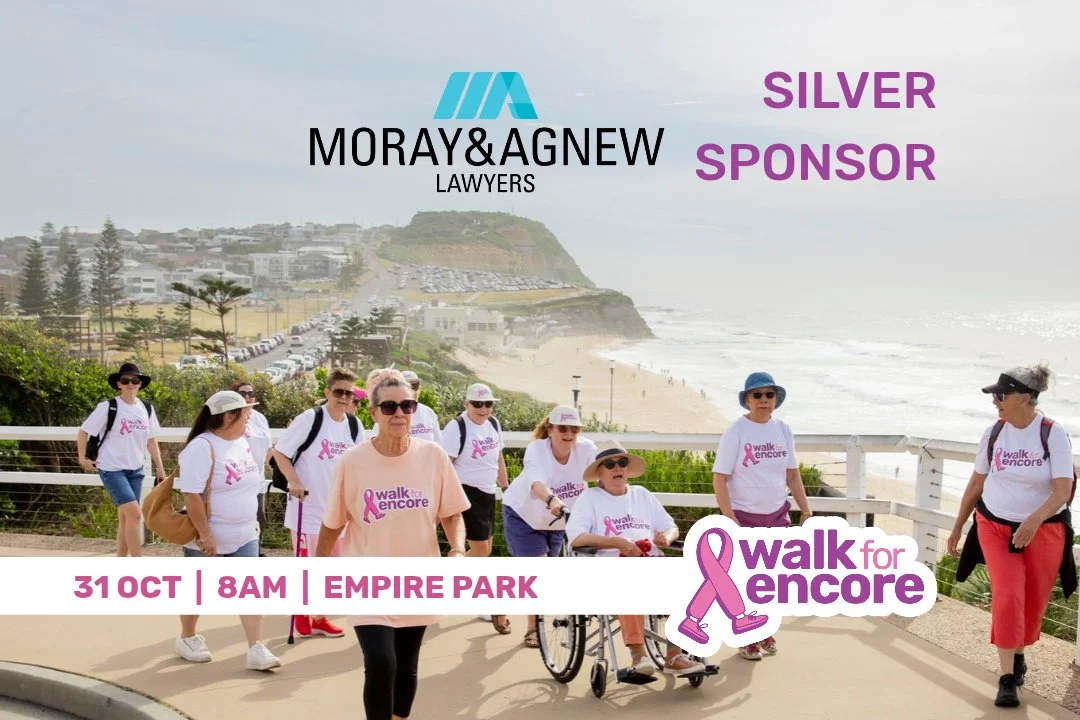 Moray &amp; Agnew Joins Walk for ENCORE as Silver Sponsor