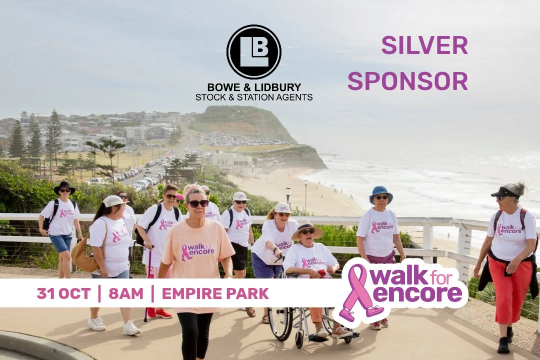 Bowe &amp; Lidbury Stock &amp; Station Agents Joins Walk for ENCORE as Silver Sponsor