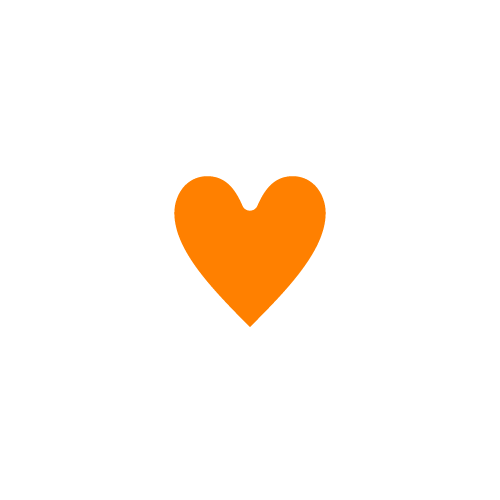 A graphic of a heart inside a crosshair target with four arrows pointing toward it.