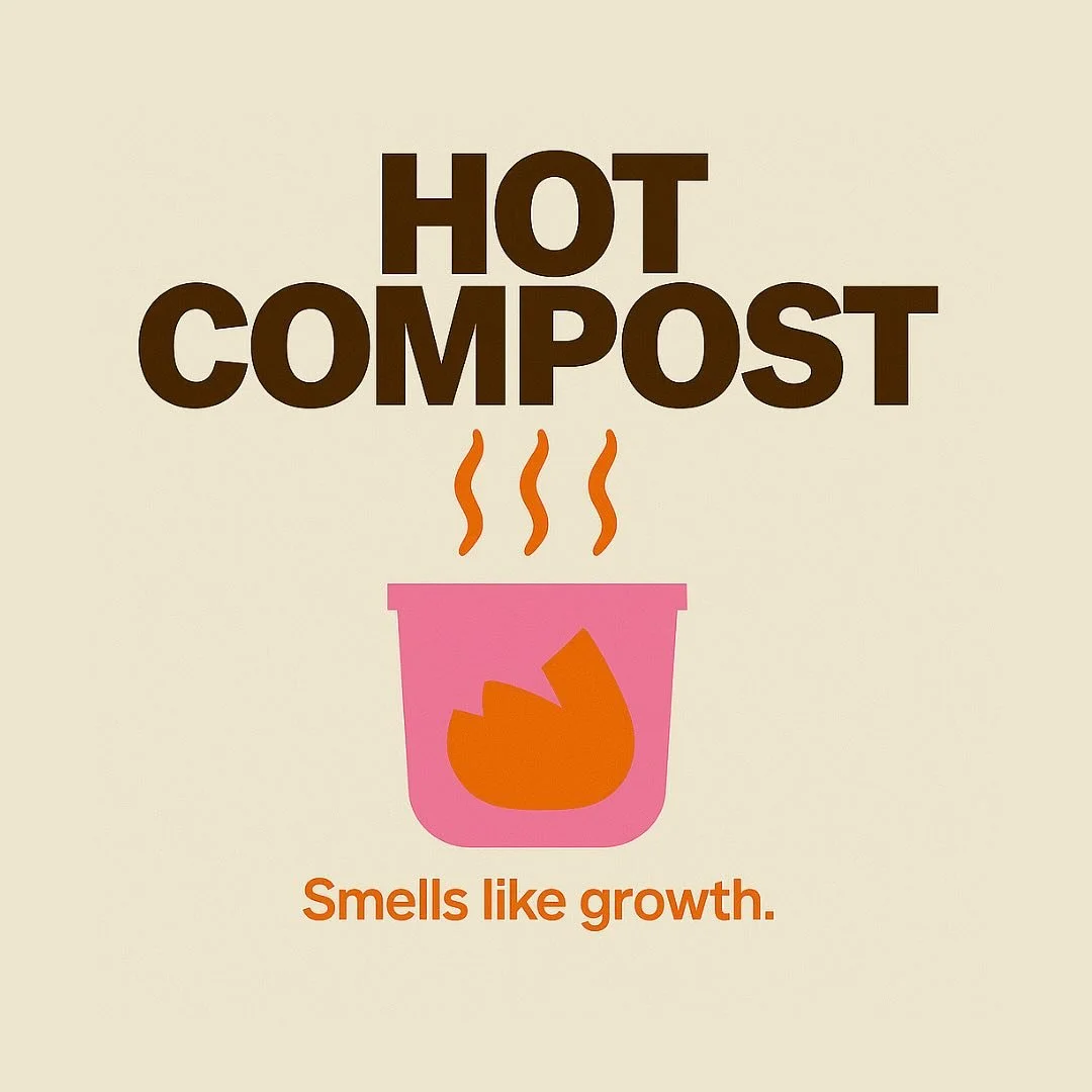 Hot Compost? Like hot garbage? Yeah, but garbage with a purpose.

We&rsquo;re not here for perfectly folded linens and airbrushed sourdough. We&rsquo;re here for the compost bin in your kitchen, the sock you stitched back together with rage, and the 