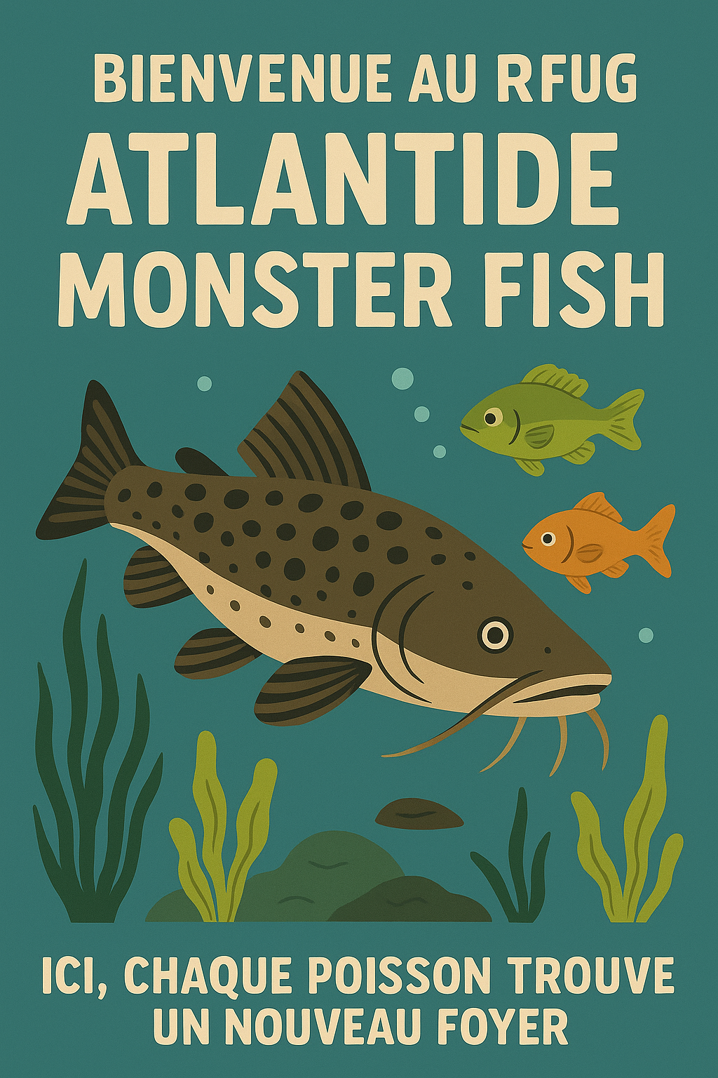 Refuge Atlantide Monster fish