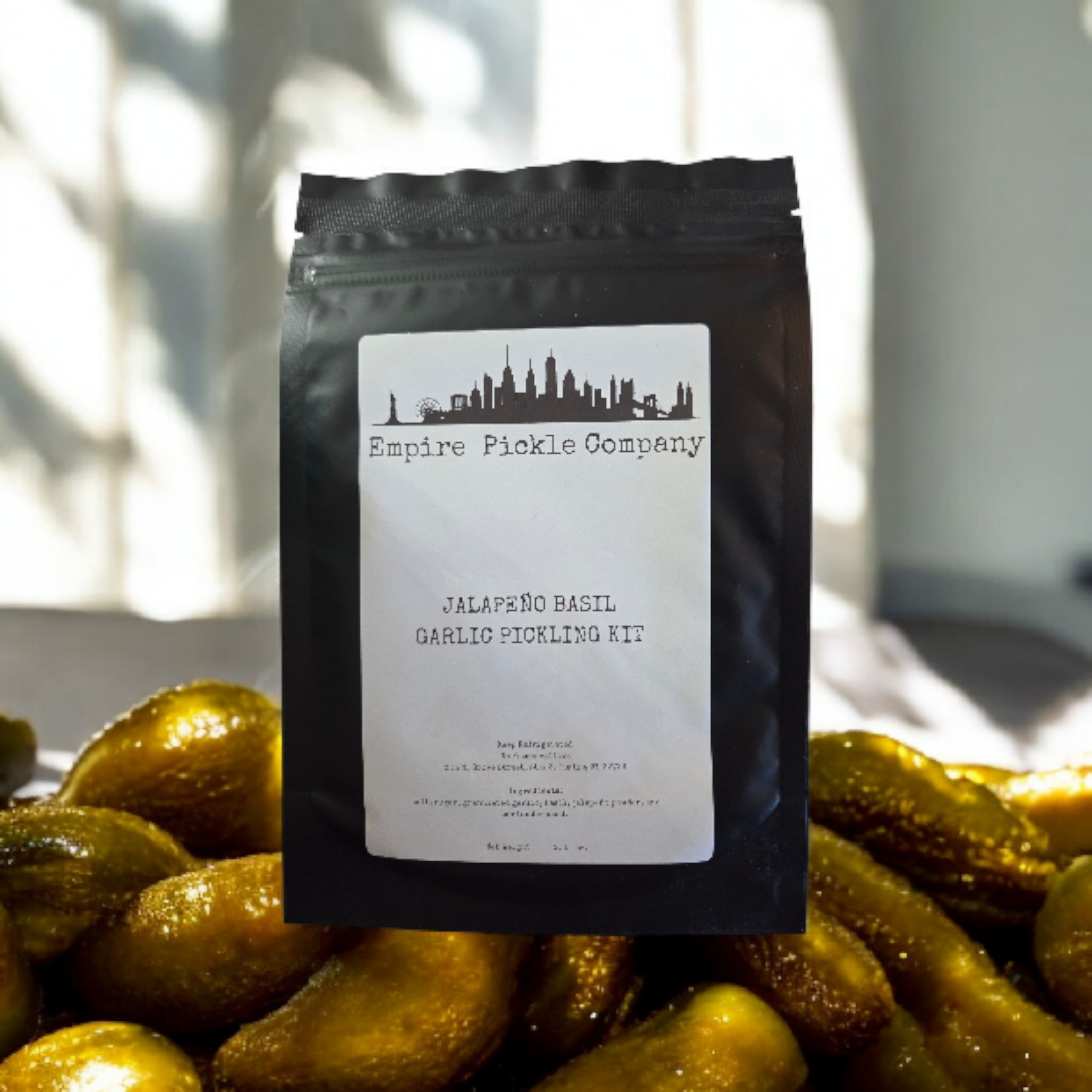 JALAPENO BASIL GARLIC PICKLING KIT