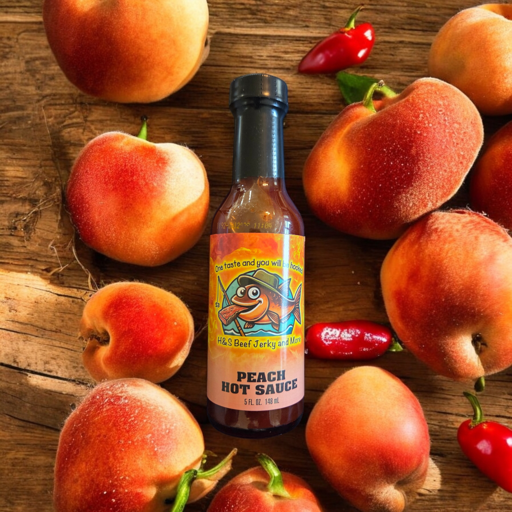 Peach Hot Sauce - 5 oz