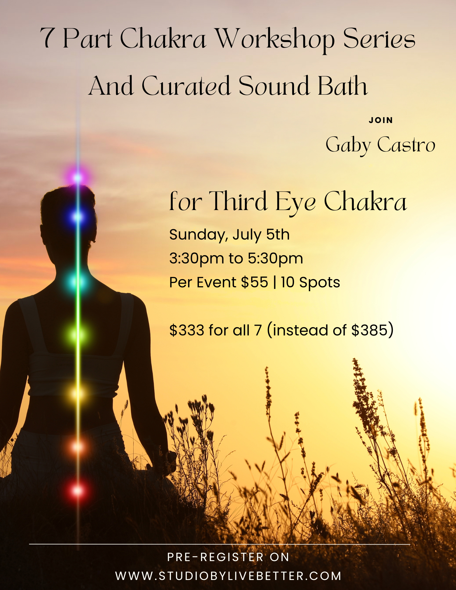 Third Eye Chakra and Curated Sound Bath