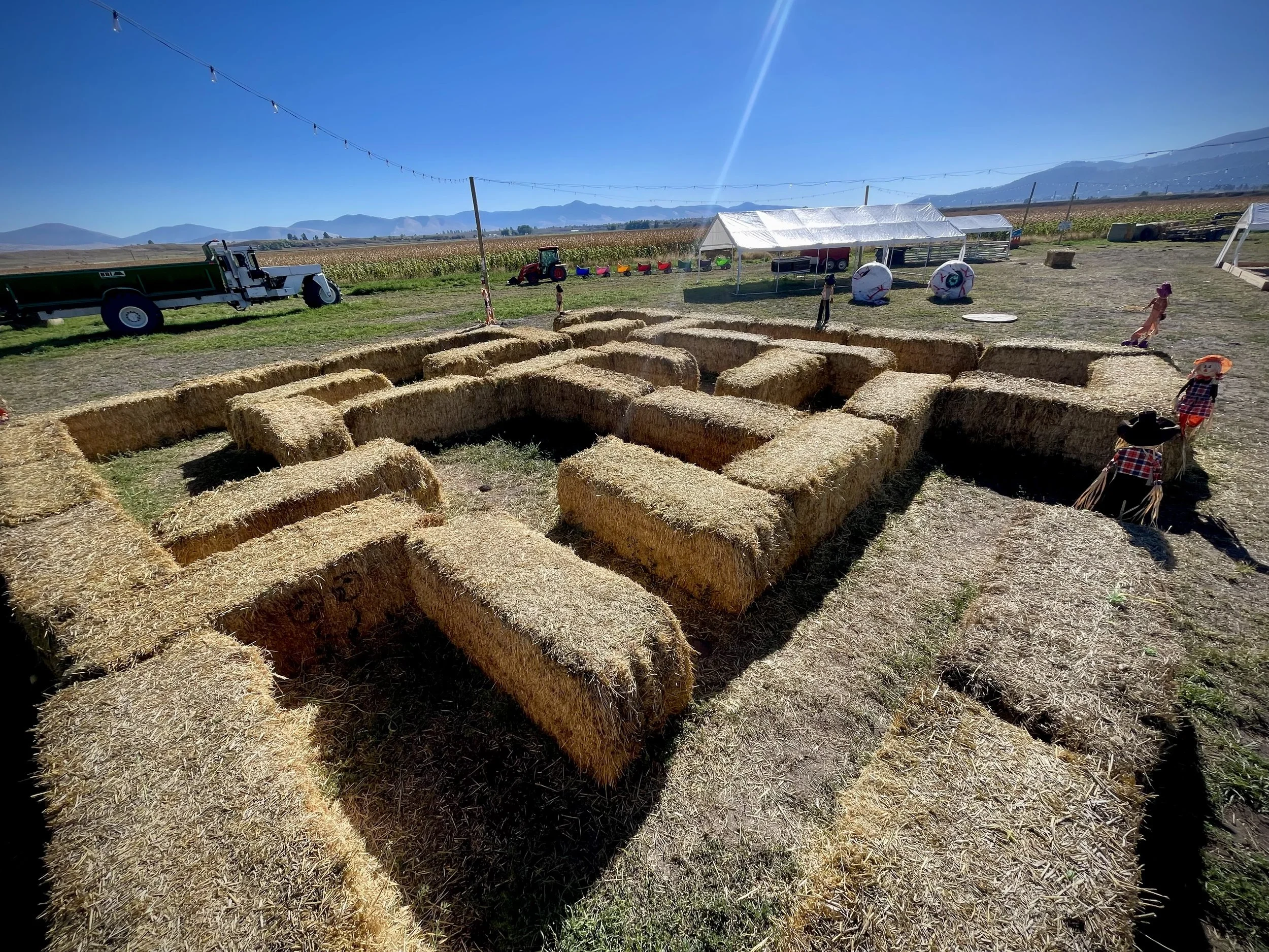 Hay maze Missoula Fall Fest