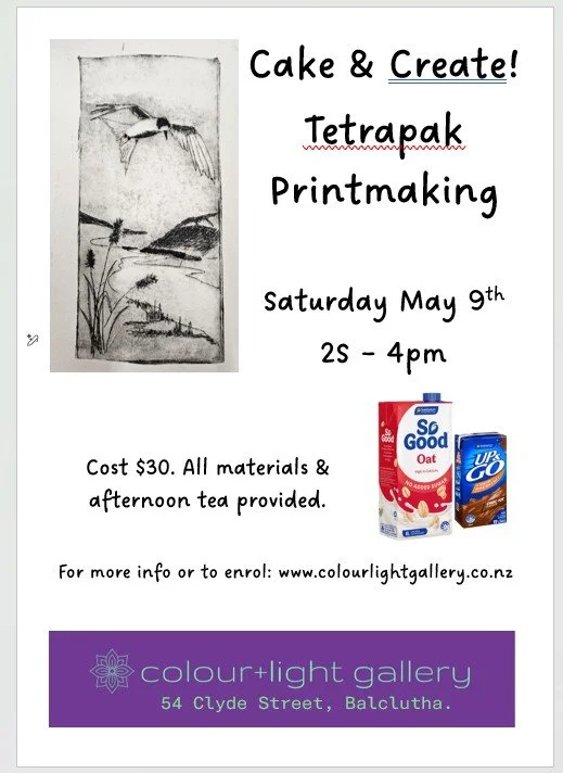 Cake &amp; Create Tetrapak Printmaking
