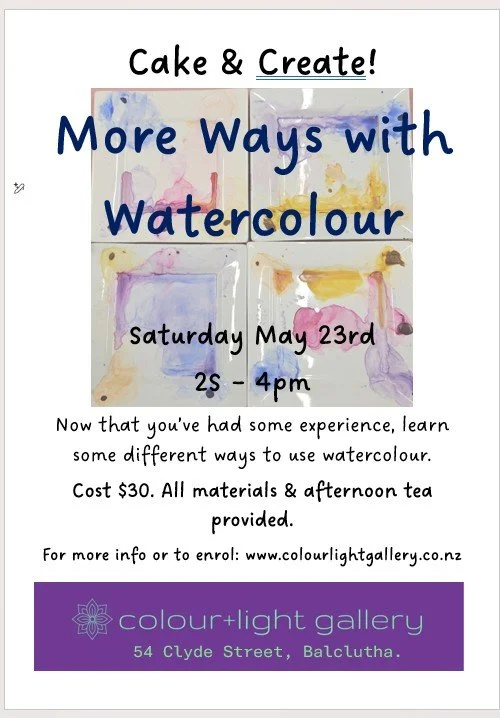 Cake & Create - More Ways with Watercolour