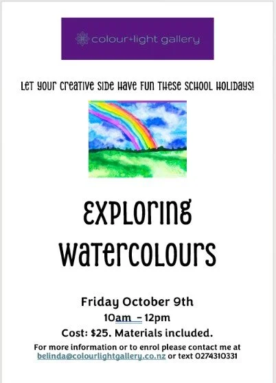 Exploring Watercolour School Holiday Class