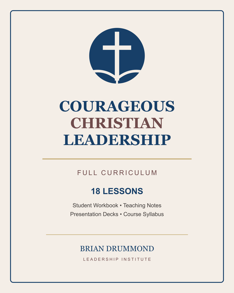 Courageous Christian Leadership curriculum cover