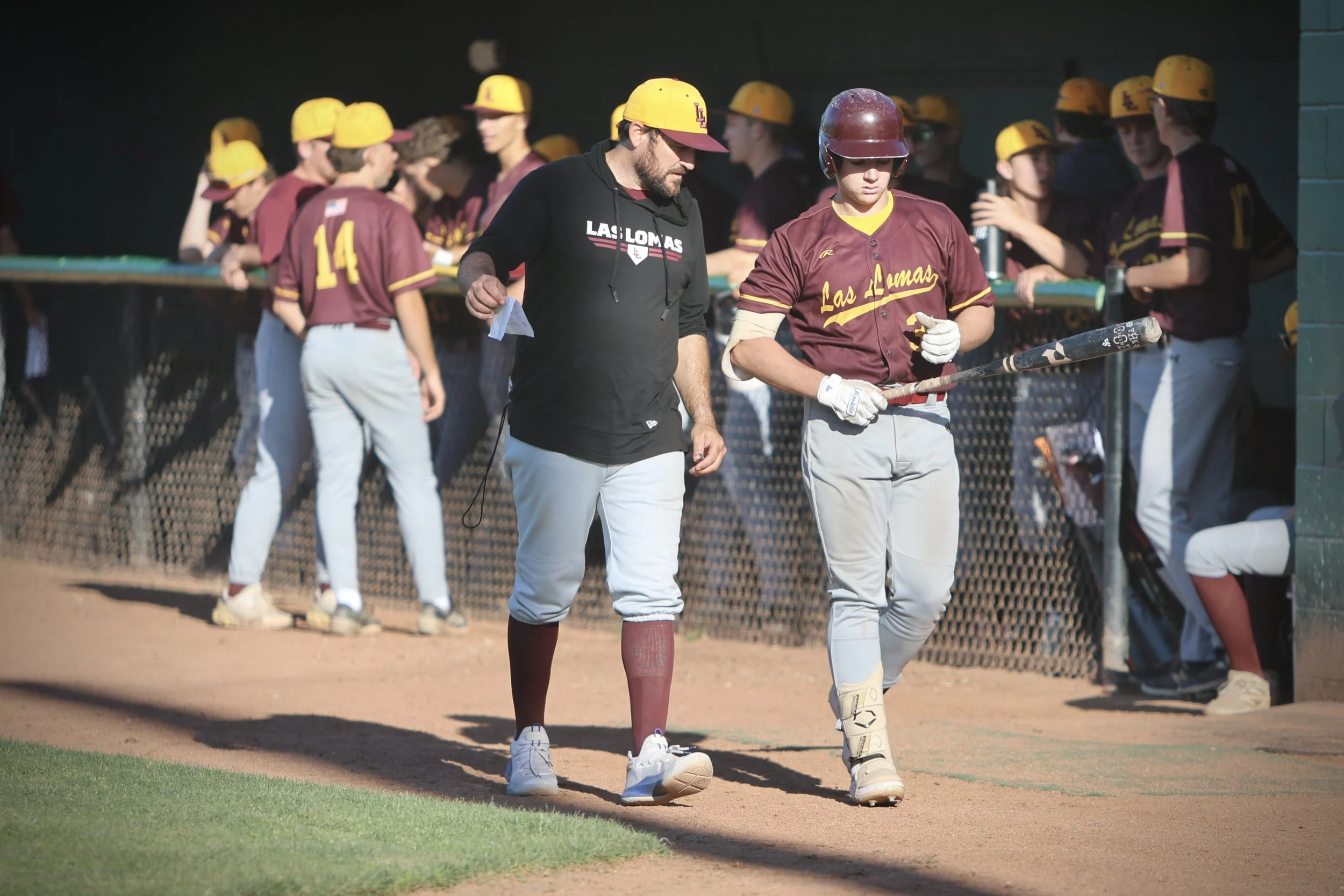 Las Lomas Baseball Head Coach Yogi Yeend