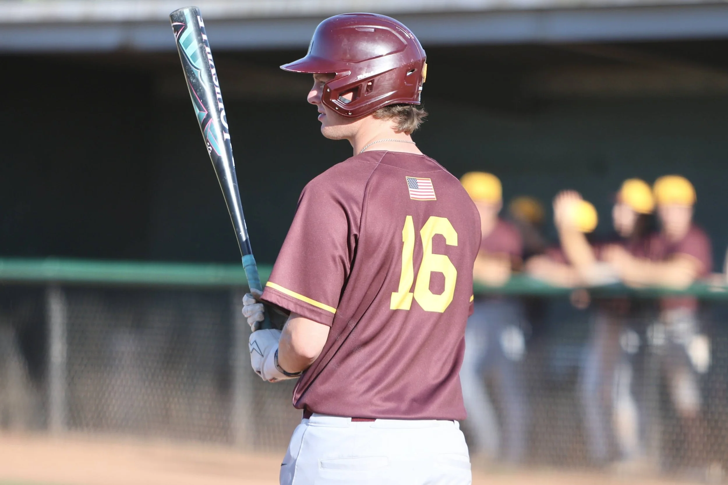 Las Lomas Baseball Batter Blake Lewis
