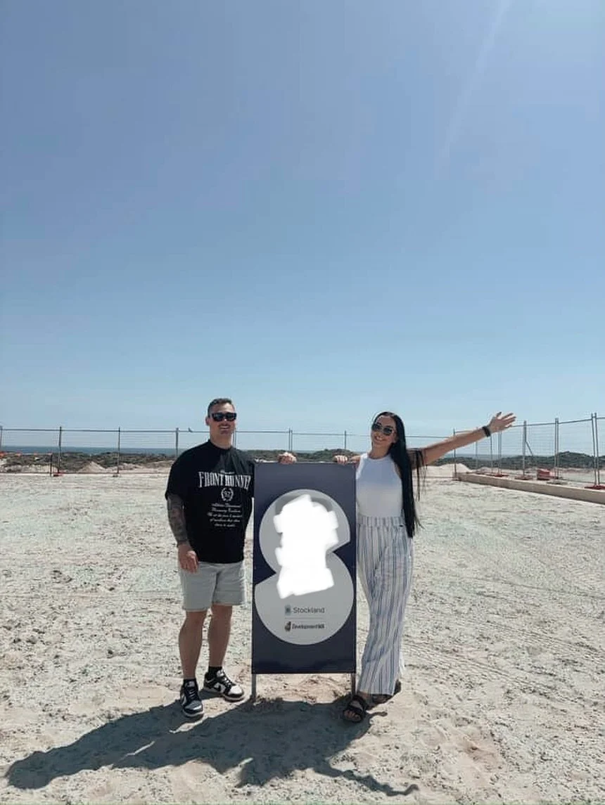 The newest landowners of Perth!!!! ✊🏼🪩🪂
I am absolutely over the moon for these two incredible people. It’s been such a pleasure to see them achieve their goal, and be able to be a part in their journey. 
Bring on the build R&L! I can&