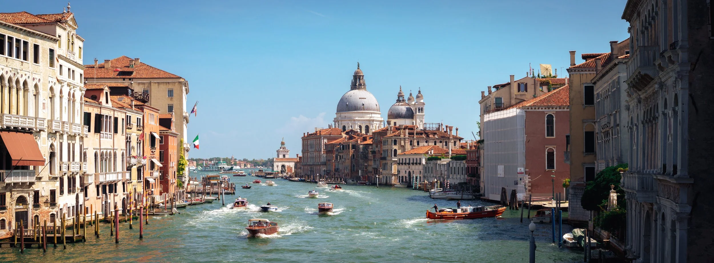 Noontime Action on the Grand Canal | Venice, Italy | August 2024