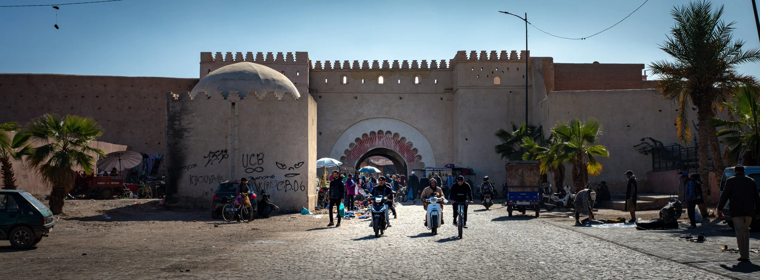 Mopeds at the Gates | Marrakech, Morocco | 2025