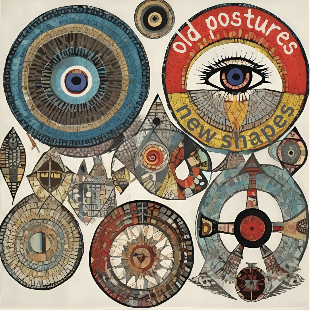In the dance between old postures &amp; new shapes&hellip; 

Old postures&mdash;those conditioned tendencies or responses that no longer serve you. 

&amp;

New shapes&mdash;those ways of being and doing you&rsquo;re practising embodying. 

what is 
