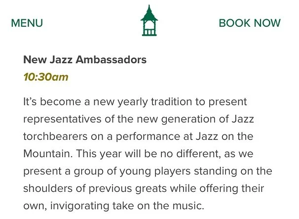 Fresh off the heels of San Francisco, I&rsquo;m very happy to be bringing the same quartet to play @mohonkmountainhouse &ldquo;Jazz on the Mountain&rdquo; weekend festival, along with many great artists, in New Paltz, NY, curated by (and much thanks)